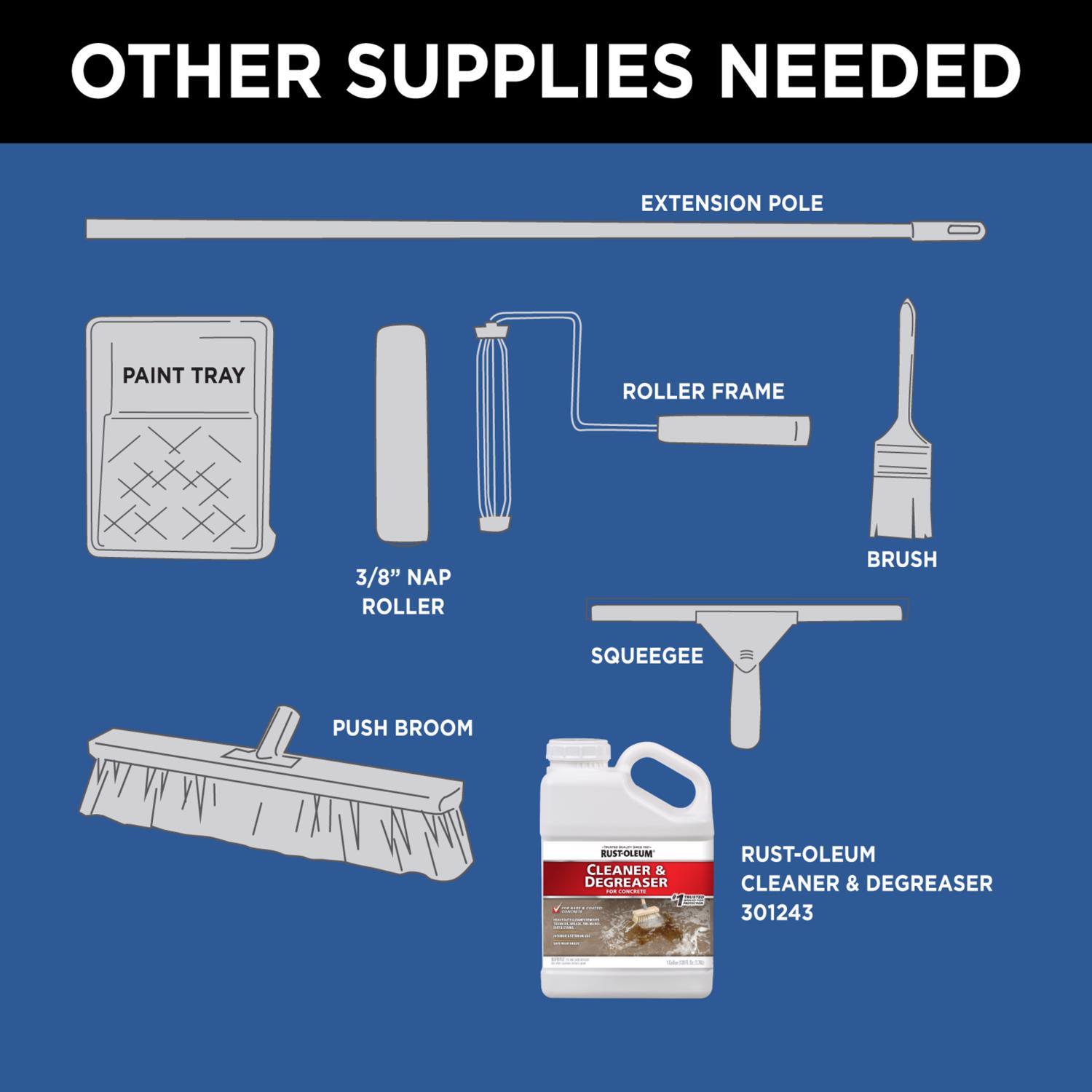 Rust-Oleum Garage and Interior Gray Matte Water-Based Primer 1 gal