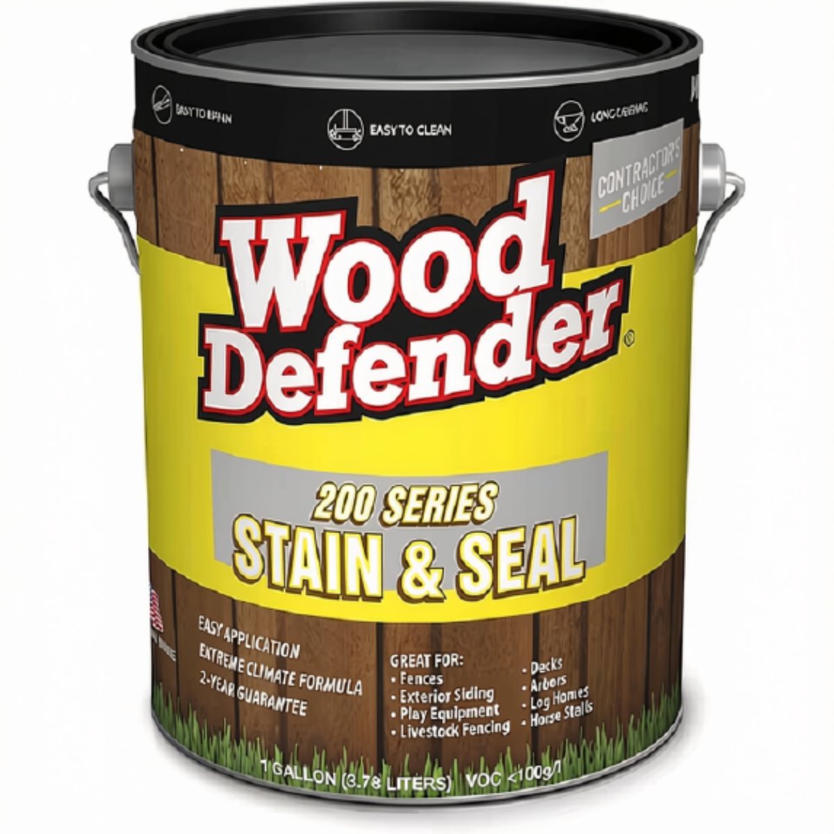 Wood Defender 200 Series Stain & Seal Black 1G