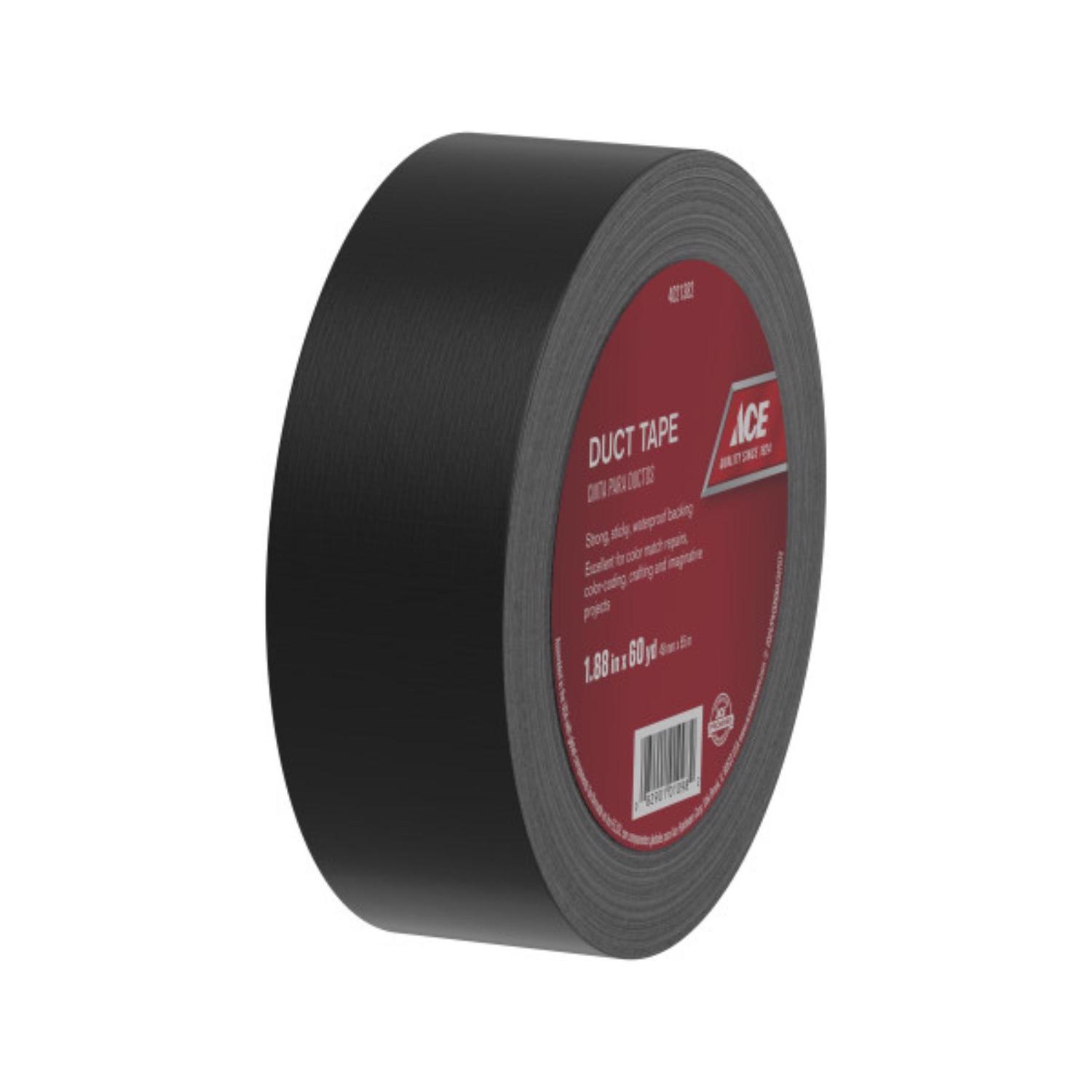 Ace 1.88 in. W X 60 yd L Black Solid Duct Tape