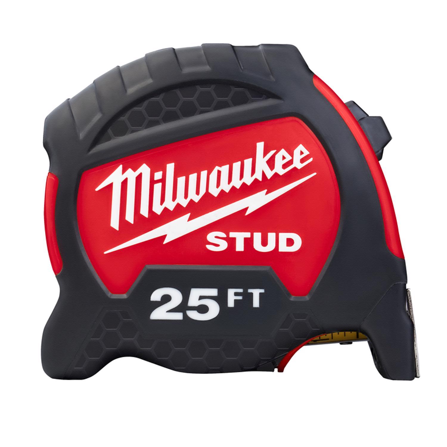 Milwaukee 25 ft. L X 1-5/16 in. W Compact Wide Blade Tape Measure 1 pk