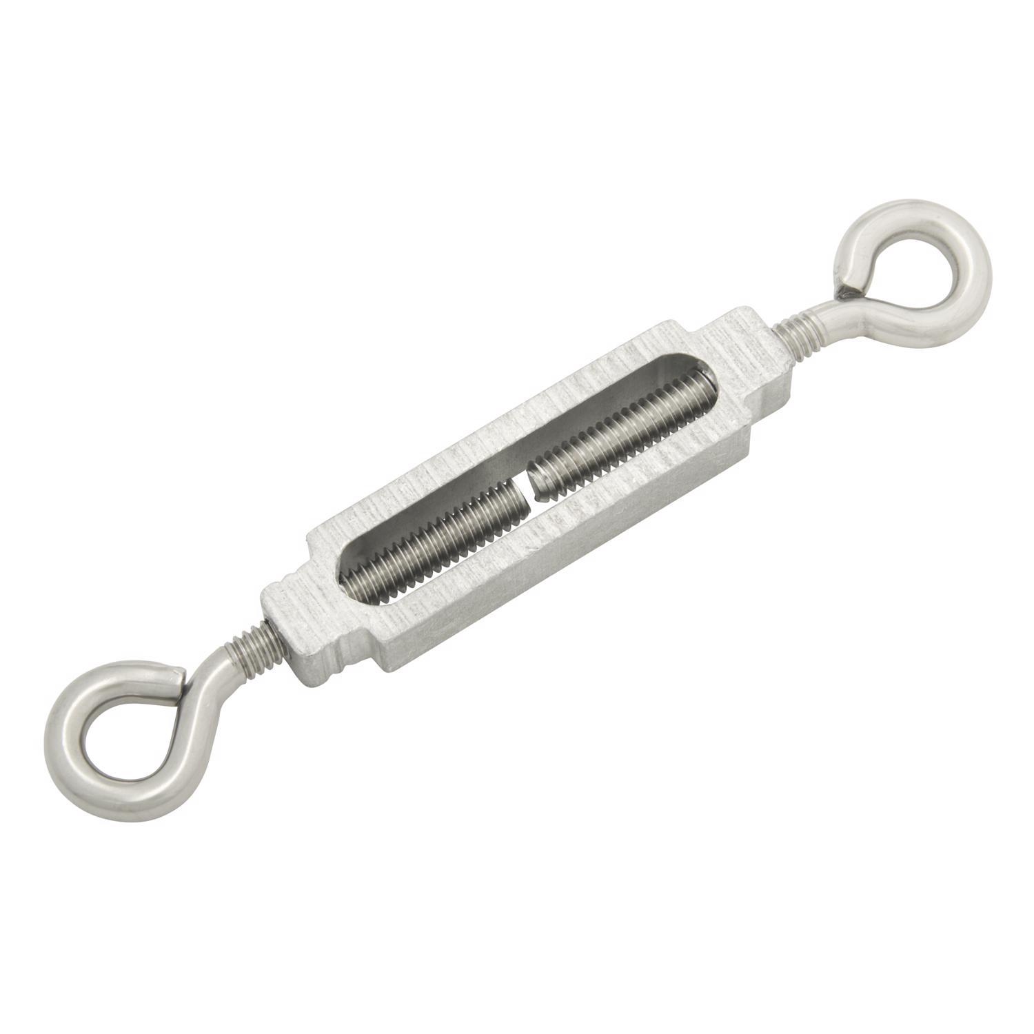 Hampton Zinc-Plated Stainless Steel 0.207 in. D Turnbuckle 160 lb 5-3/8 in. L
