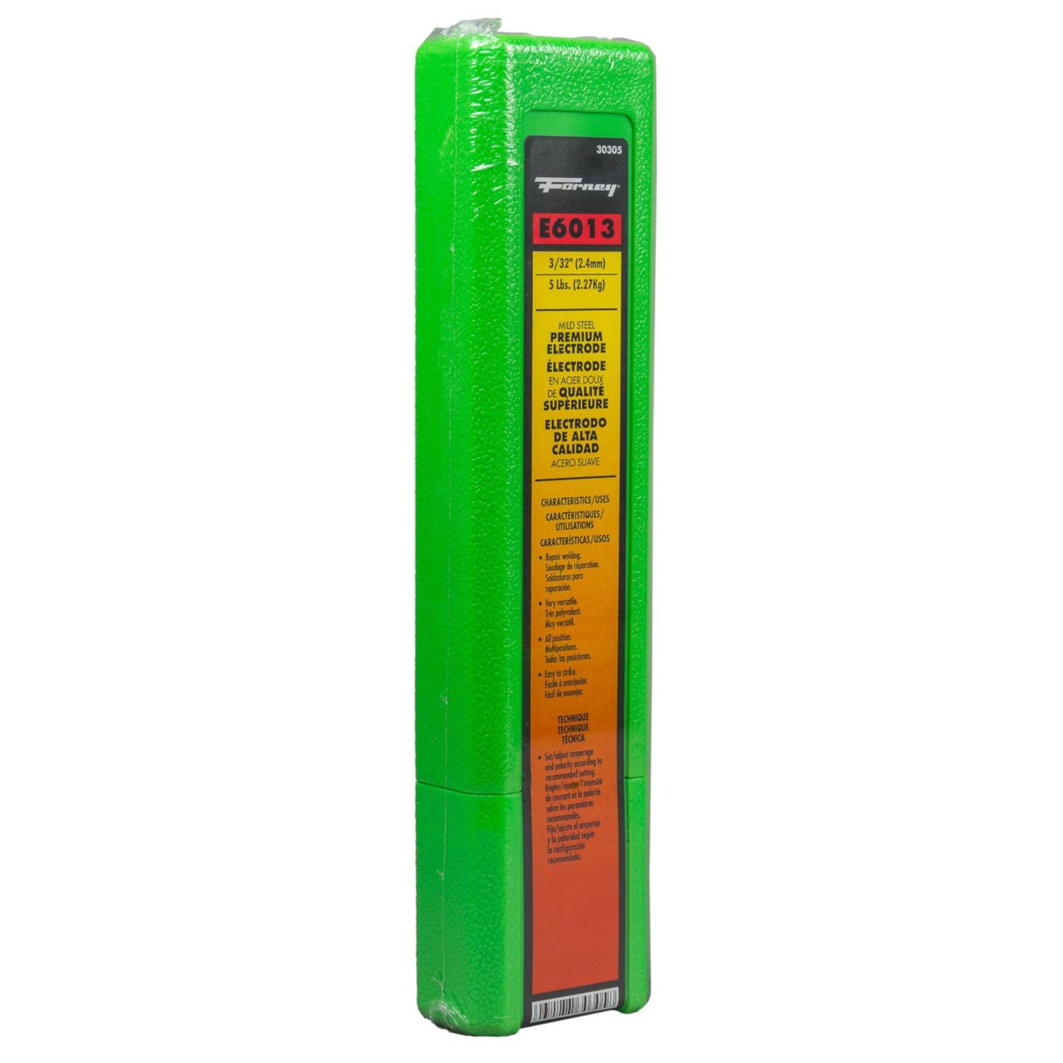 Forney 3/32 in. D X 14.6 in. L E6013 Mild Steel Welding Electrodes 83000 psi 5 lb 1 pk