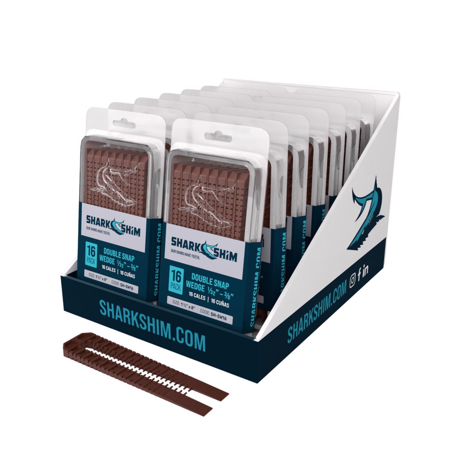 Broadfix 1.8 in. W X 8 in. L Plastic Double Snap Shims 14 pk