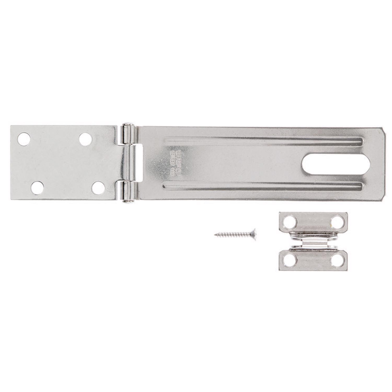 Ace Stainless Steel 6 in. L Fixed Staple Safety Hasp