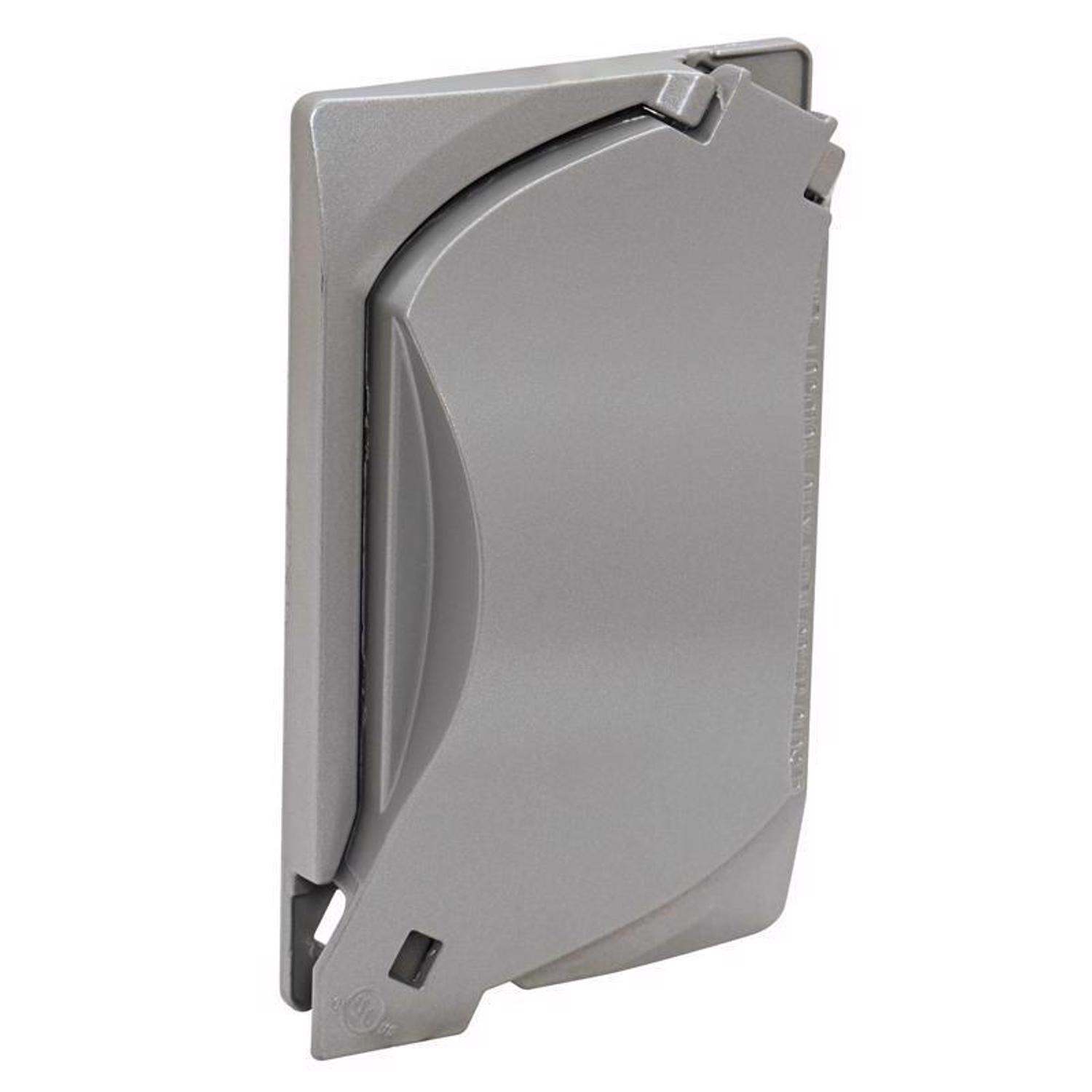 Sigma Engineered Solutions Rectangle Die-Cast Metal 1 gang 4.57 in. H X 2.81 in. W Universal Cover