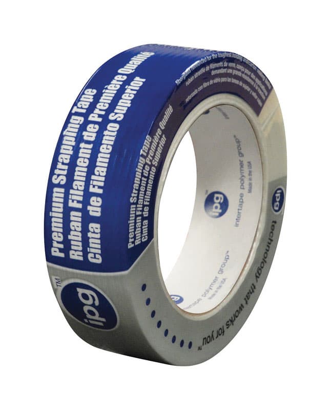 Ipg 1.41in. W x 60 Yd L Strapping Tape Clear