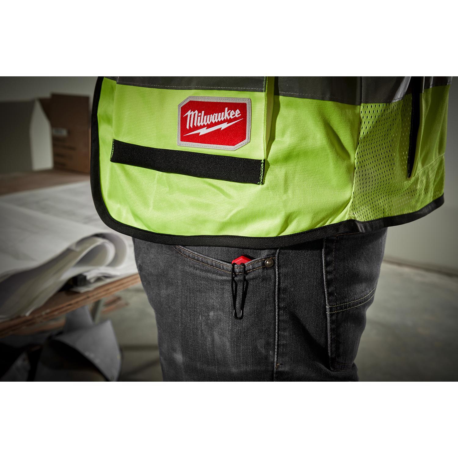 Milwaukee Fastback 7.75 in. Press and Flip Folding Pocket Knife Red 1 pc