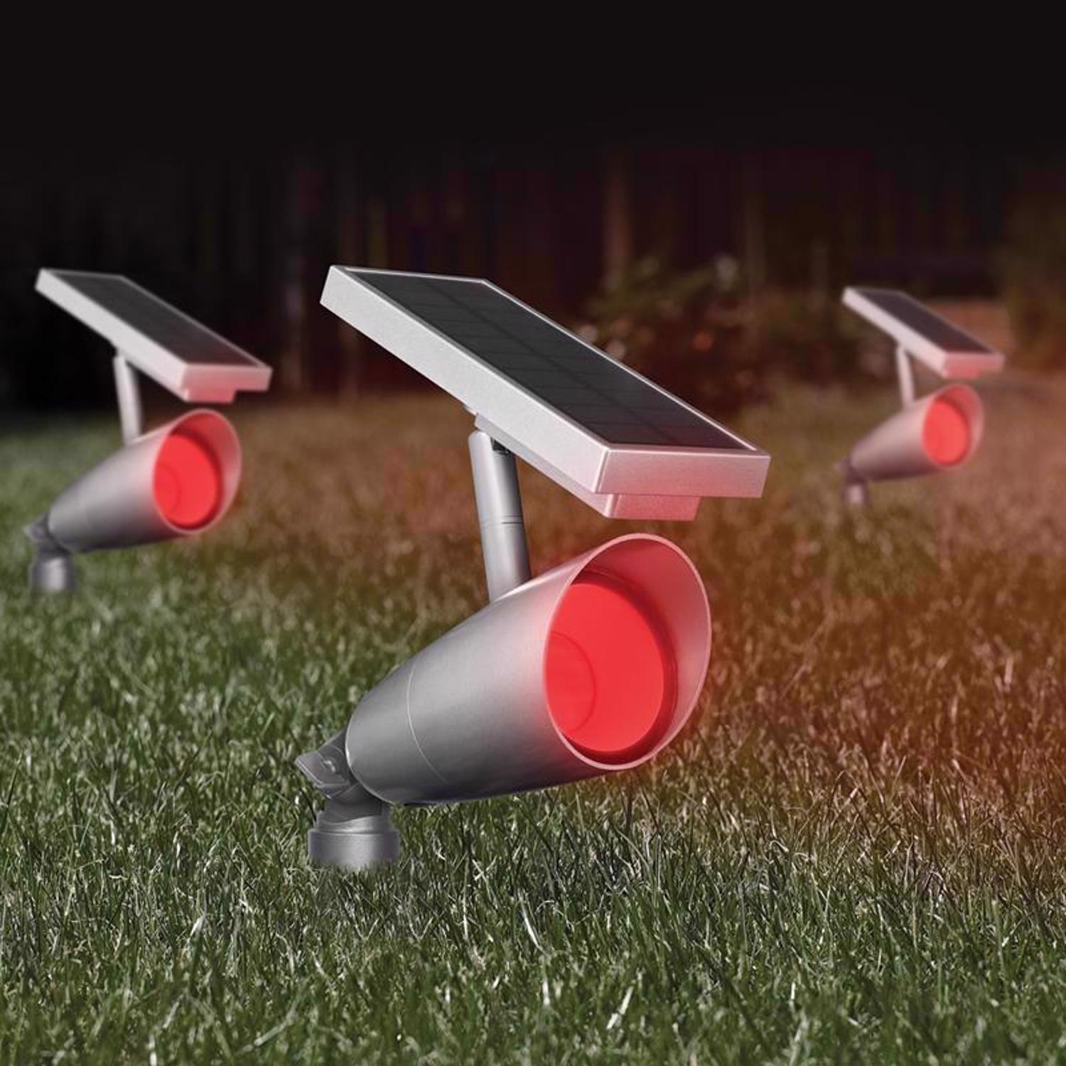 Feit OneSync Brushed Nickel Solar Powered 1 W LED Spotlight 1 pk