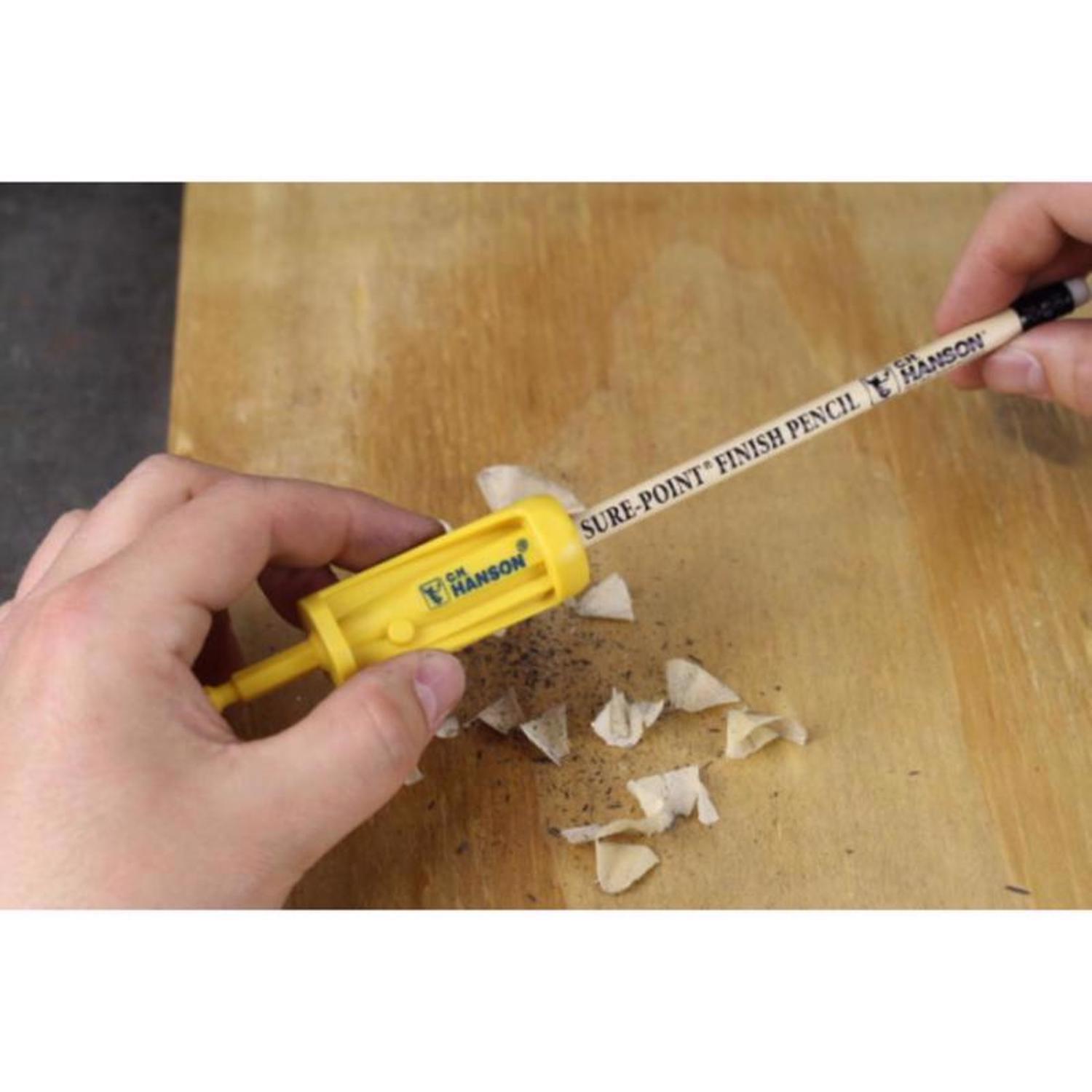 C.H. Hanson Pro-Sharp 8 in. L Finishing Carpenter Pencil and Sharpener Beige 15 pc