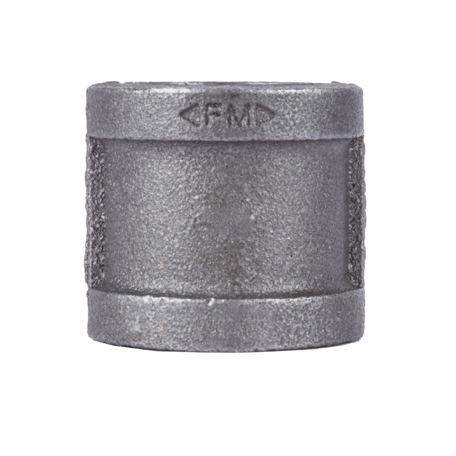 STZ Industries 1/2 in. FIP each X 1/2 in. D FIP Black Malleable Iron Coupling