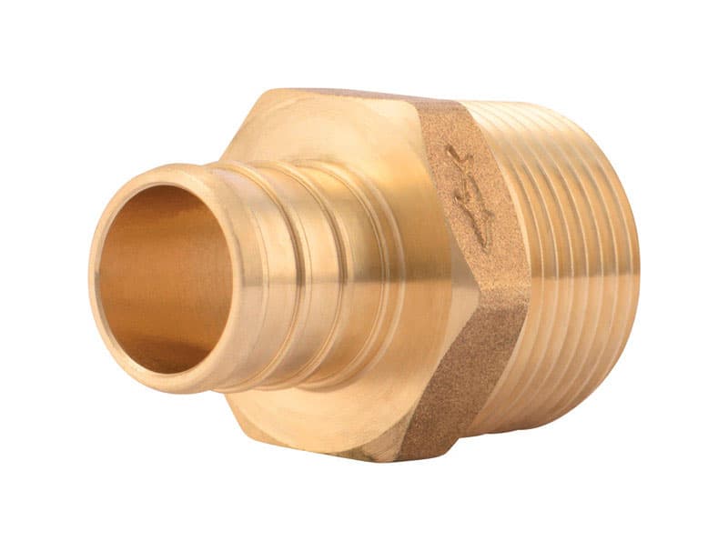 SharkBite Push to Connect 3/4 in. Barb each X 3/4 in. D MPT Brass 90 Degree Elbow