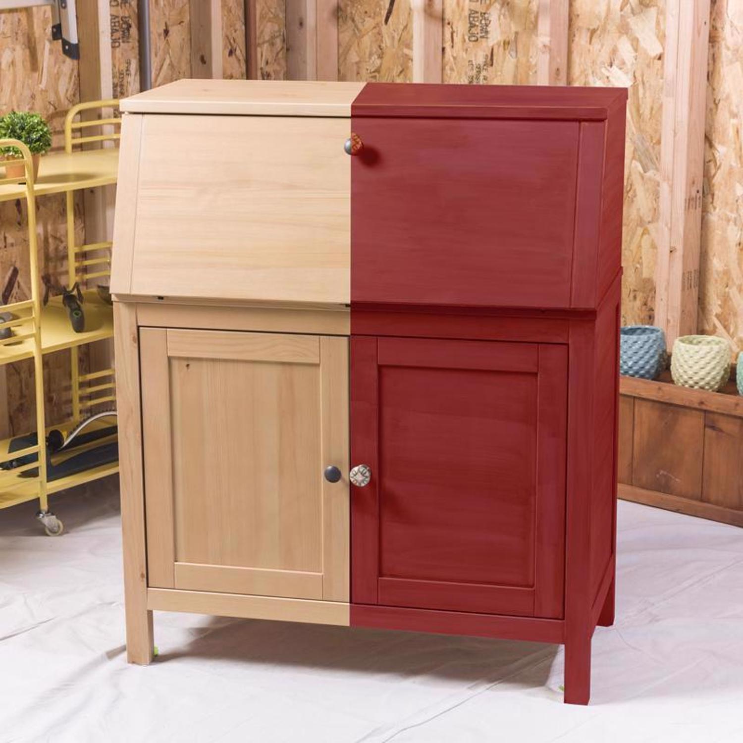 Rust-Oleum Chalked Ultra Matte Farmhouse Red Water-Based Acrylic Chalk Paint 30 oz