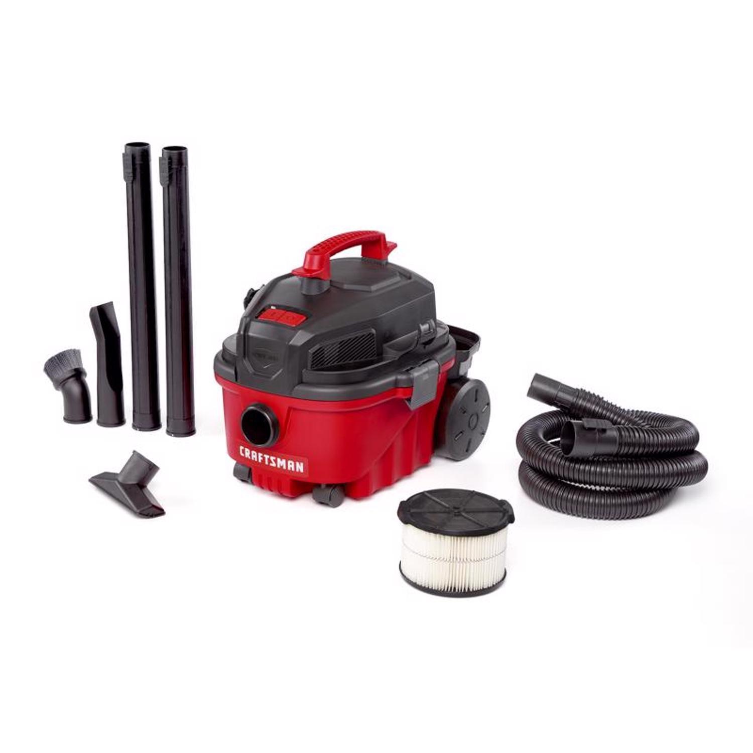 Craftsman 4 gal Corded Wet/Dry Vacuum Tool Only 120 V 5 HP