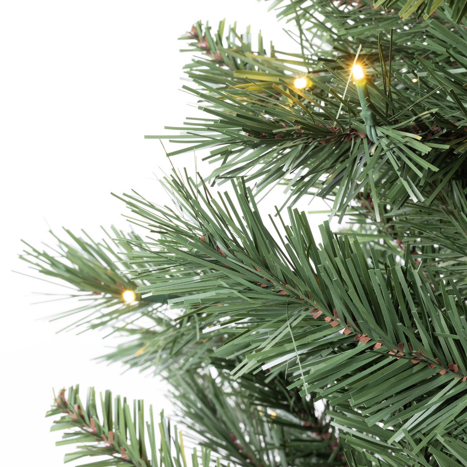 Celebrations 6-1/2 ft. Full LED 200 ct Mixed Pine Color Changing Christmas Tree