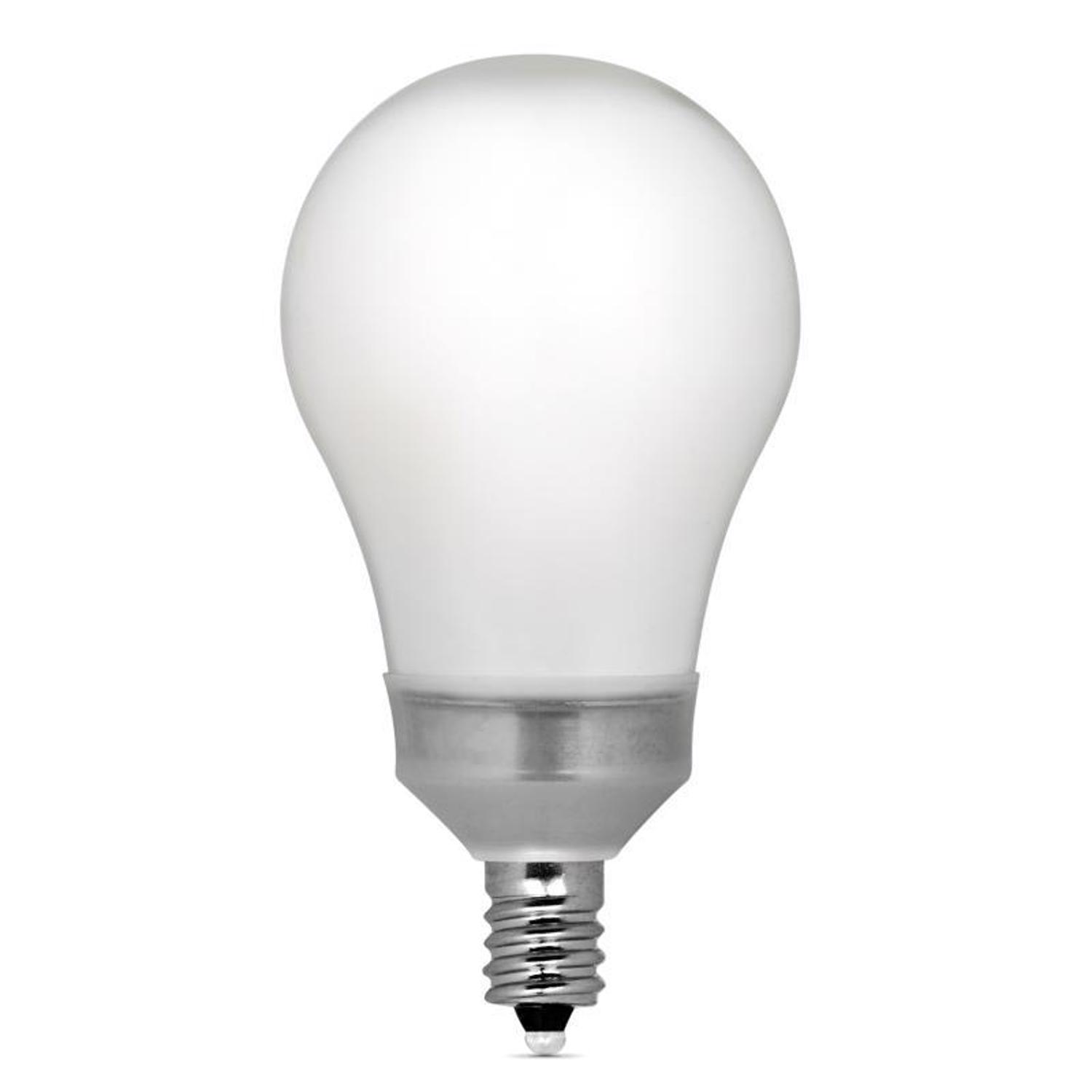Feit Enhance A15 E12 (Candelabra) LED Bulb Soft White 40 Watt Equivalence 2 pk