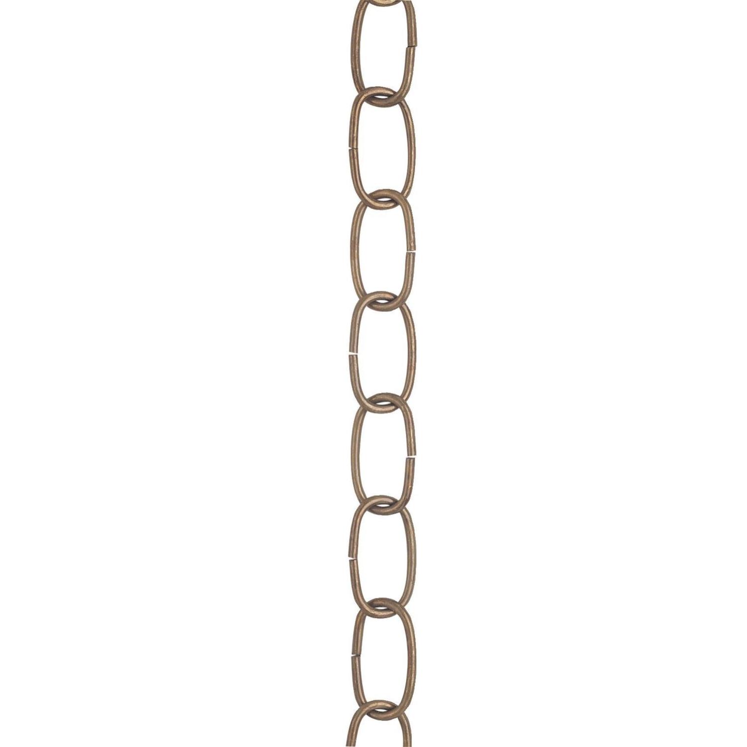 Westinghouse 11 gauge Antique Brass Antique Brass Metal Hanging Chain.88 in. D 36 in.