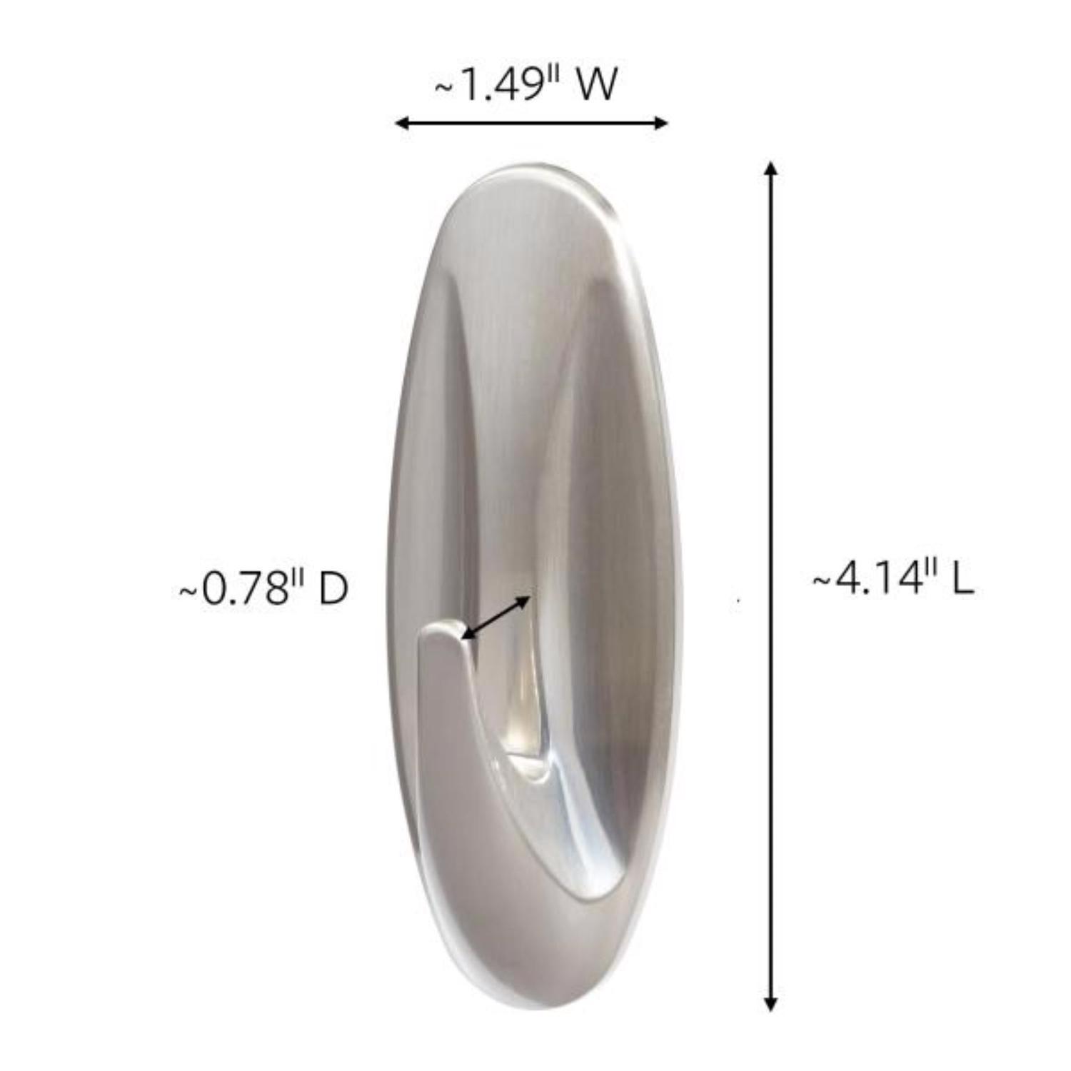 3M Command Large Metal Designer Hooks 4.125 in. L 1 pk