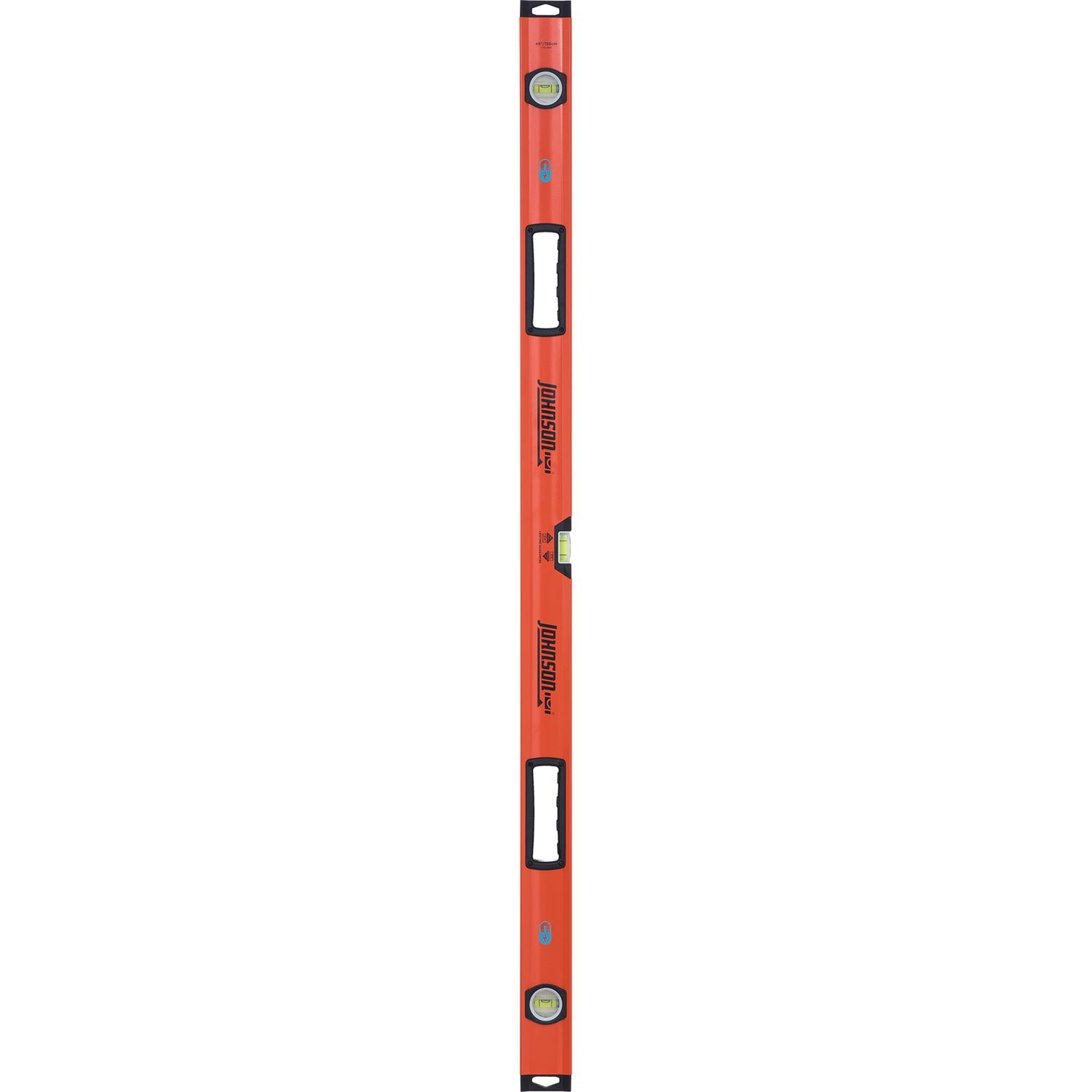 Johnson 48 in. Aluminum Magnetic Professional Box Level 3 vial