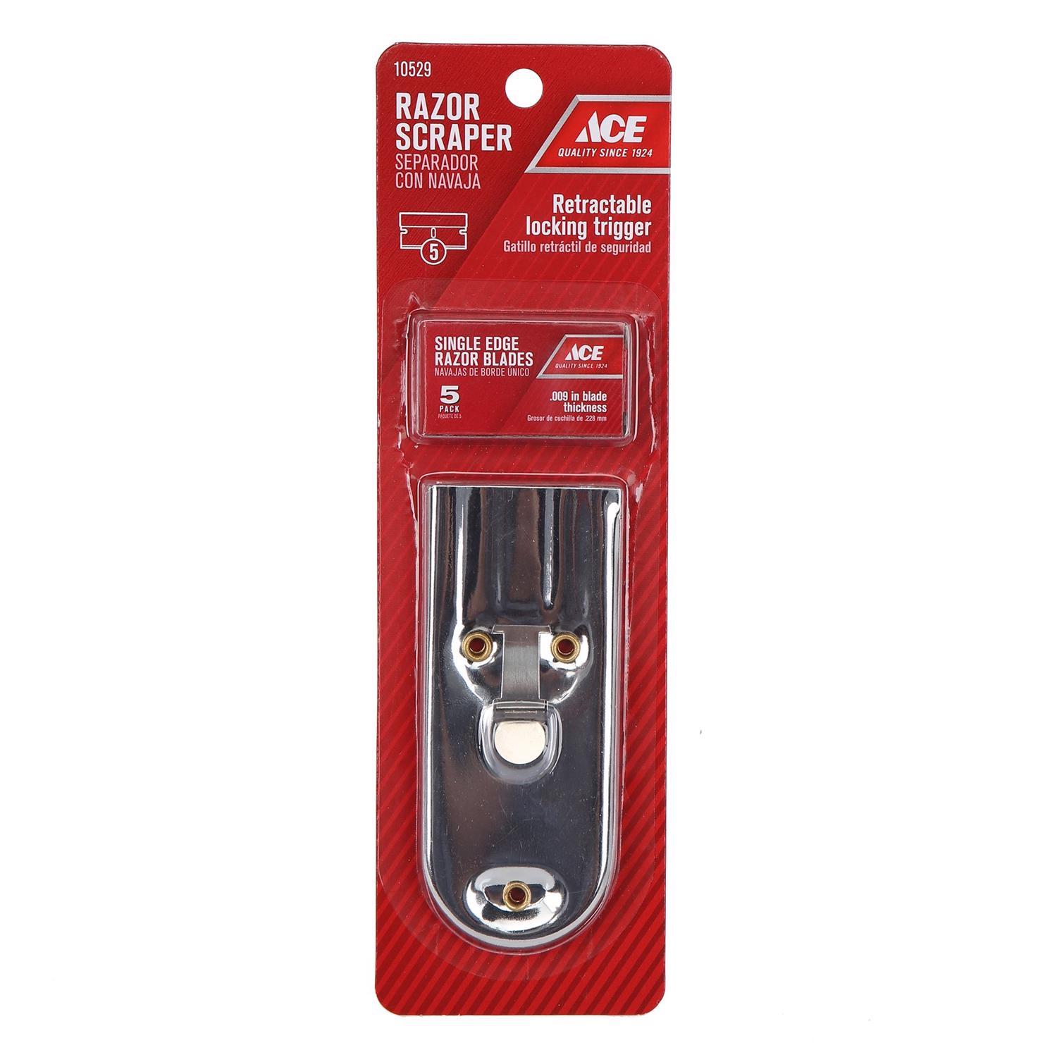Ace 1-1/2 in. W Steel Scraper
