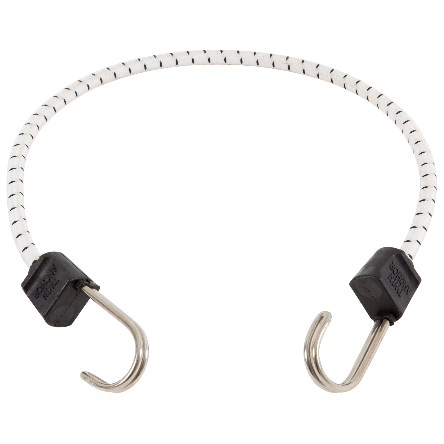 Keeper Black/White Bungee Cord 24 in. L X 0.315 in. 1 pk