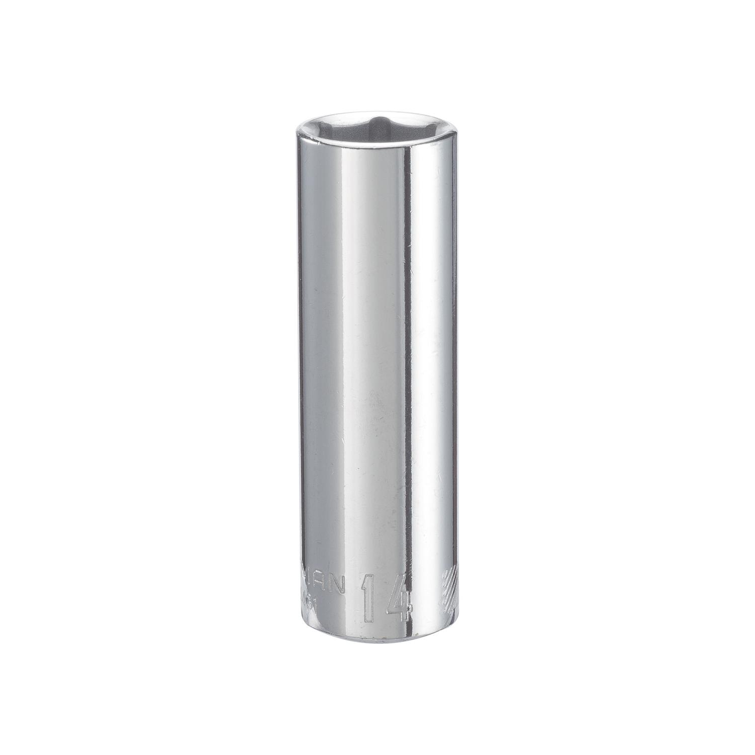 Craftsman 14 mm X 3/8 in. drive Metric 6 Point Deep Deep Socket 1 pc