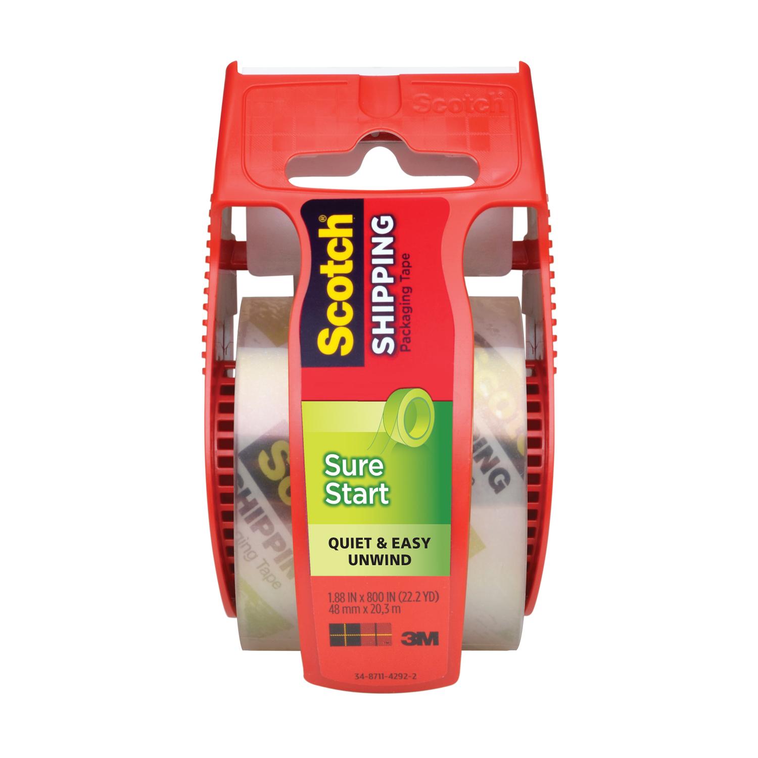 3M Scotch 1.88 in. W X 800 in. L Heavy-Duty Packaging Tape with Dispenser