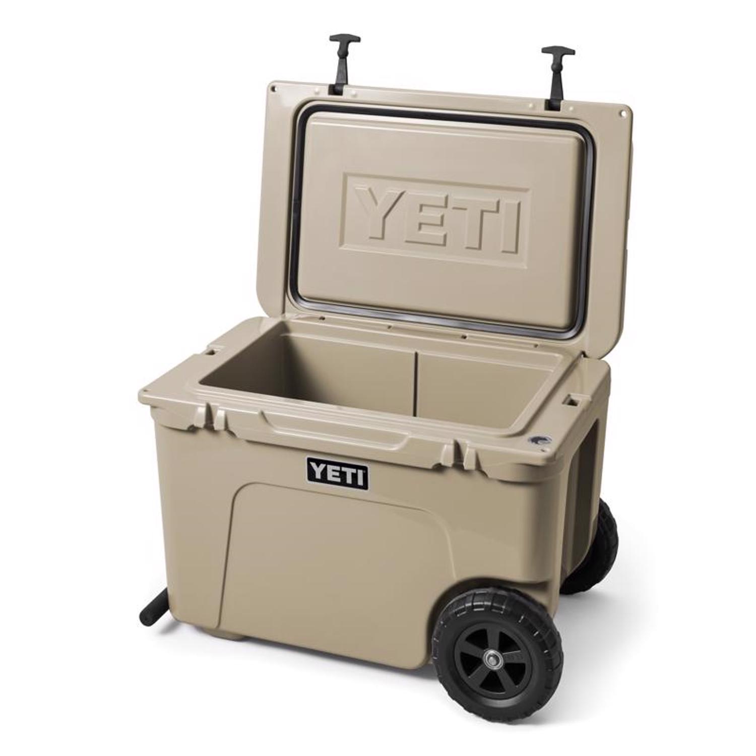 YETI Tundra Haul Desert Tan 50 qt Roller Cooler