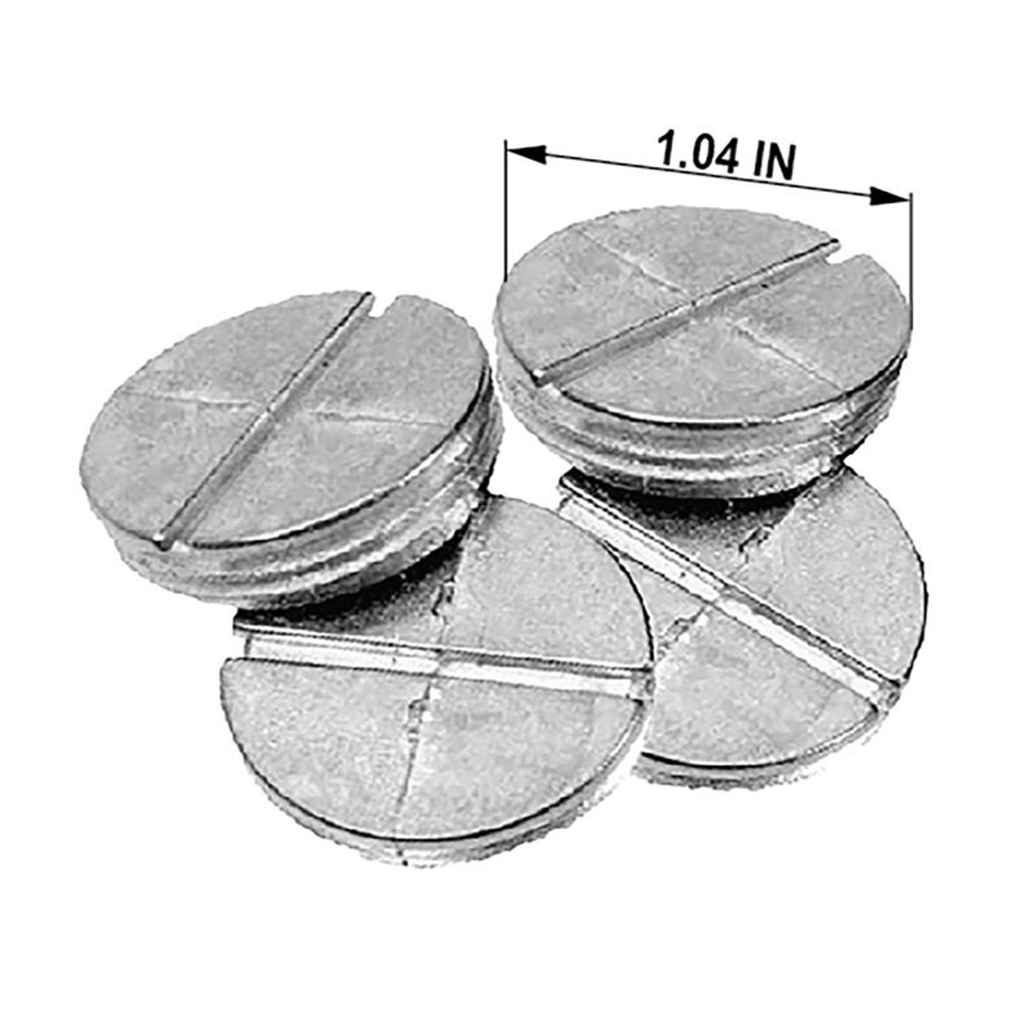 Sigma Engineered Solutions Round Die-Cast Zinc 1 in. H X 3/4 in. W Closure Plug