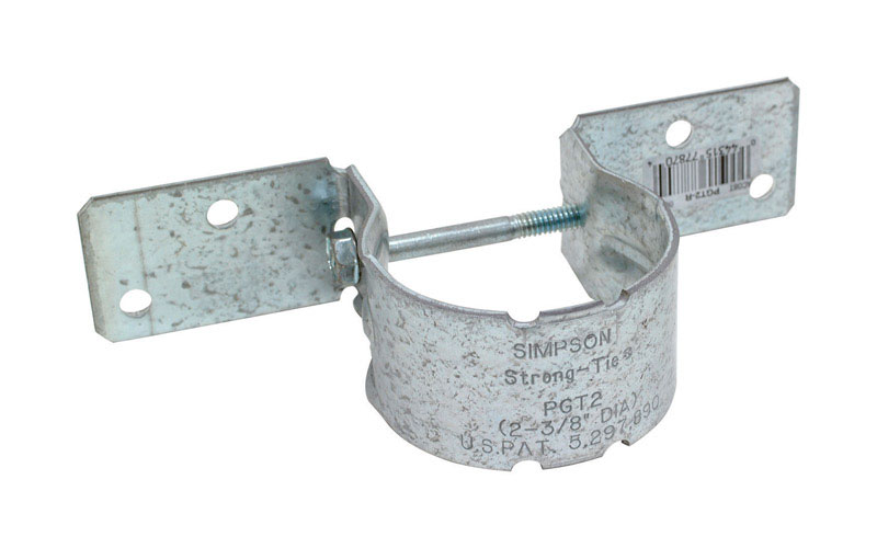 Simpson Strong-Tie Galvanized Steel Pipe Grip Tie 12 Ga.