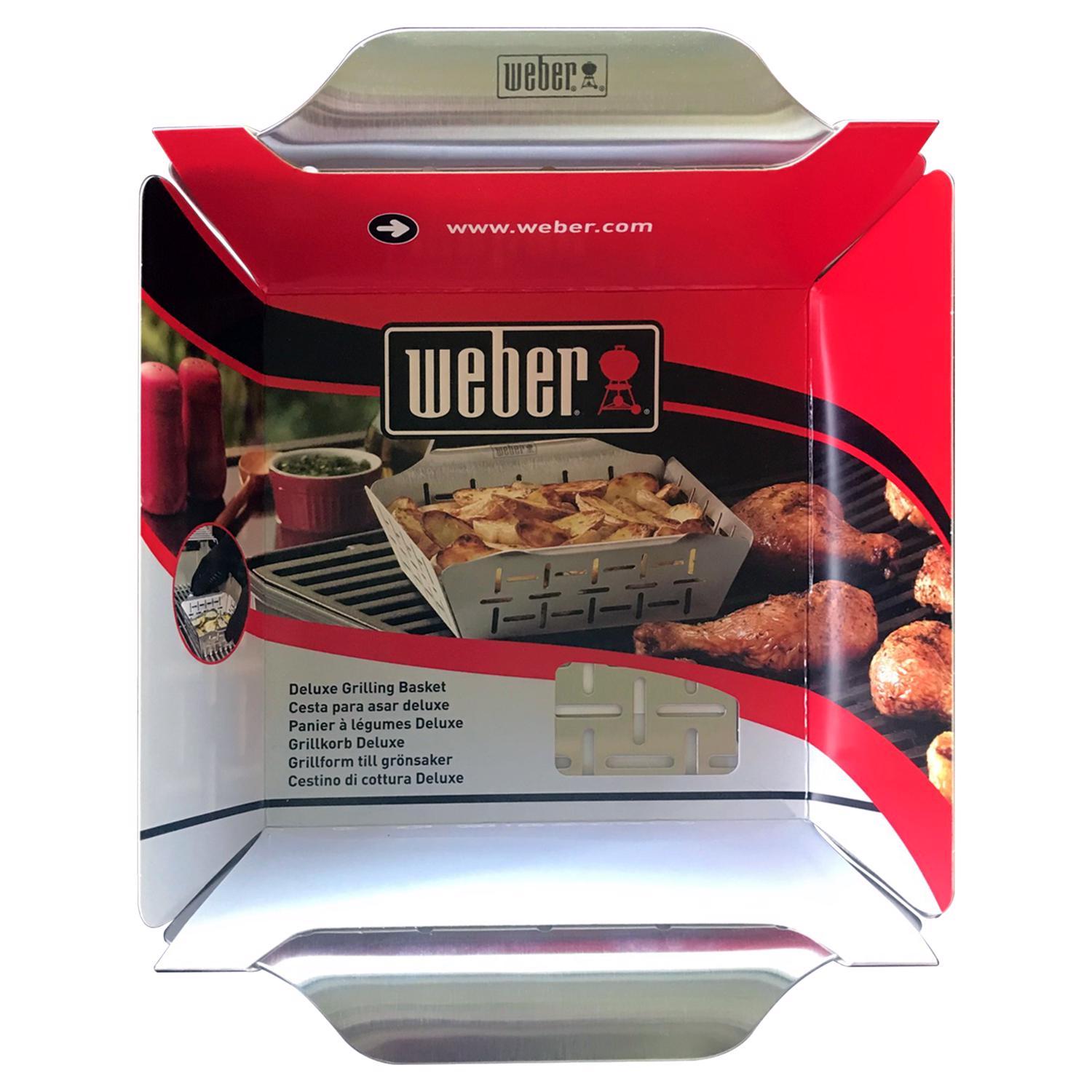 Weber Stainless Steel Grill Basket 13.8 in. L X 11.8 in. W 1 pk