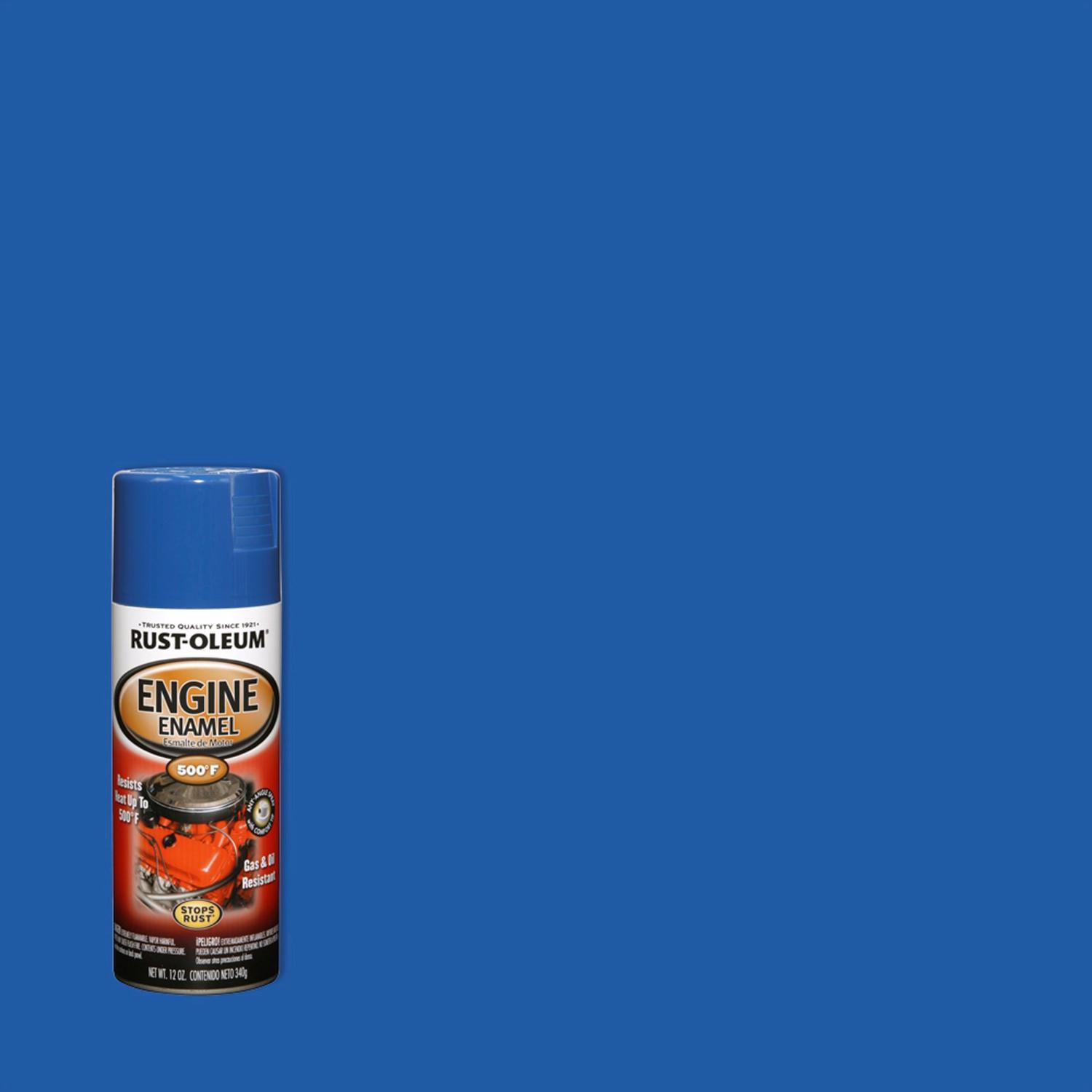 Rust-Oleum Automotive Smooth Ford Blue Engine Enamel Spray 12 oz