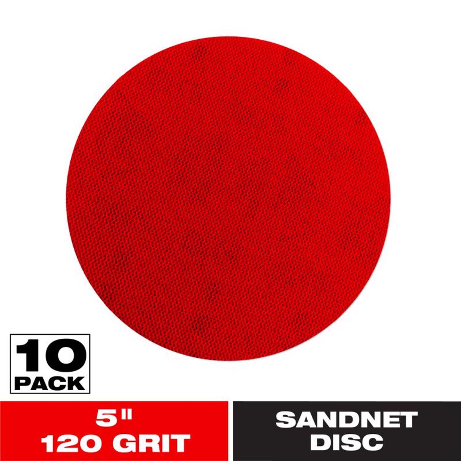 Diablo SandNet 5 in. Aluminum Oxide Hook and Lock Sanding Disc 120 Grit Fine 10 pk