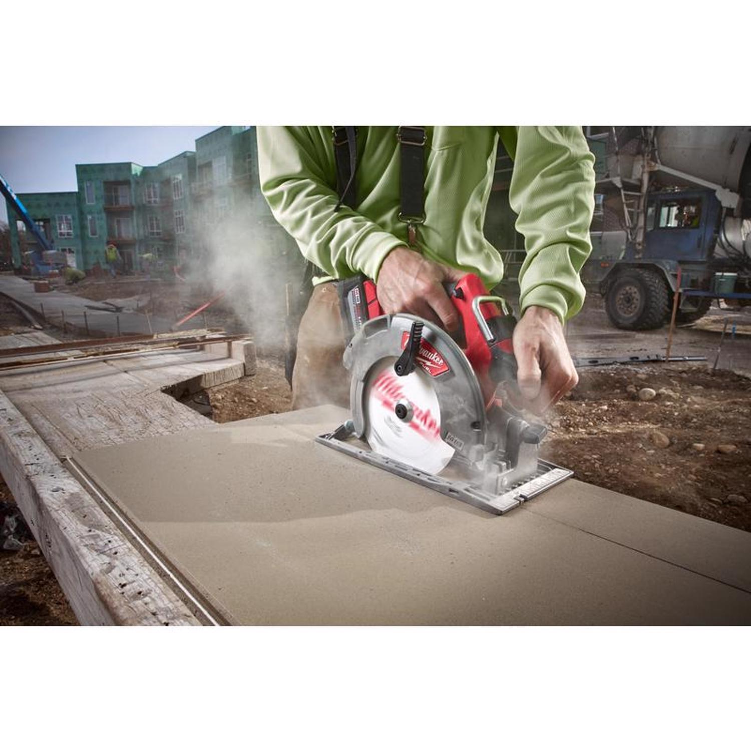 Milwaukee 7-1/4 in. D X 5/8 in. Polycrystalline Diamond Fiber Cement Blade 4 teeth 1 pk