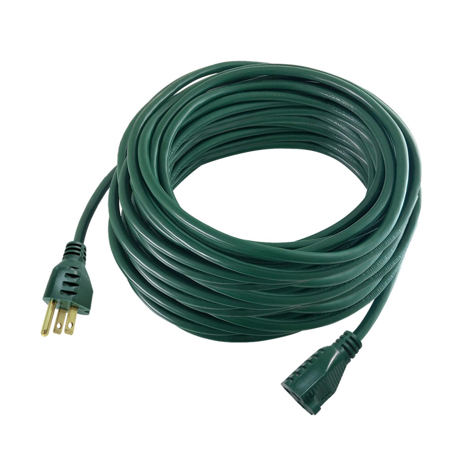 Ace Outdoor 80 ft. L Green Extension Cord 16/3 SJTW