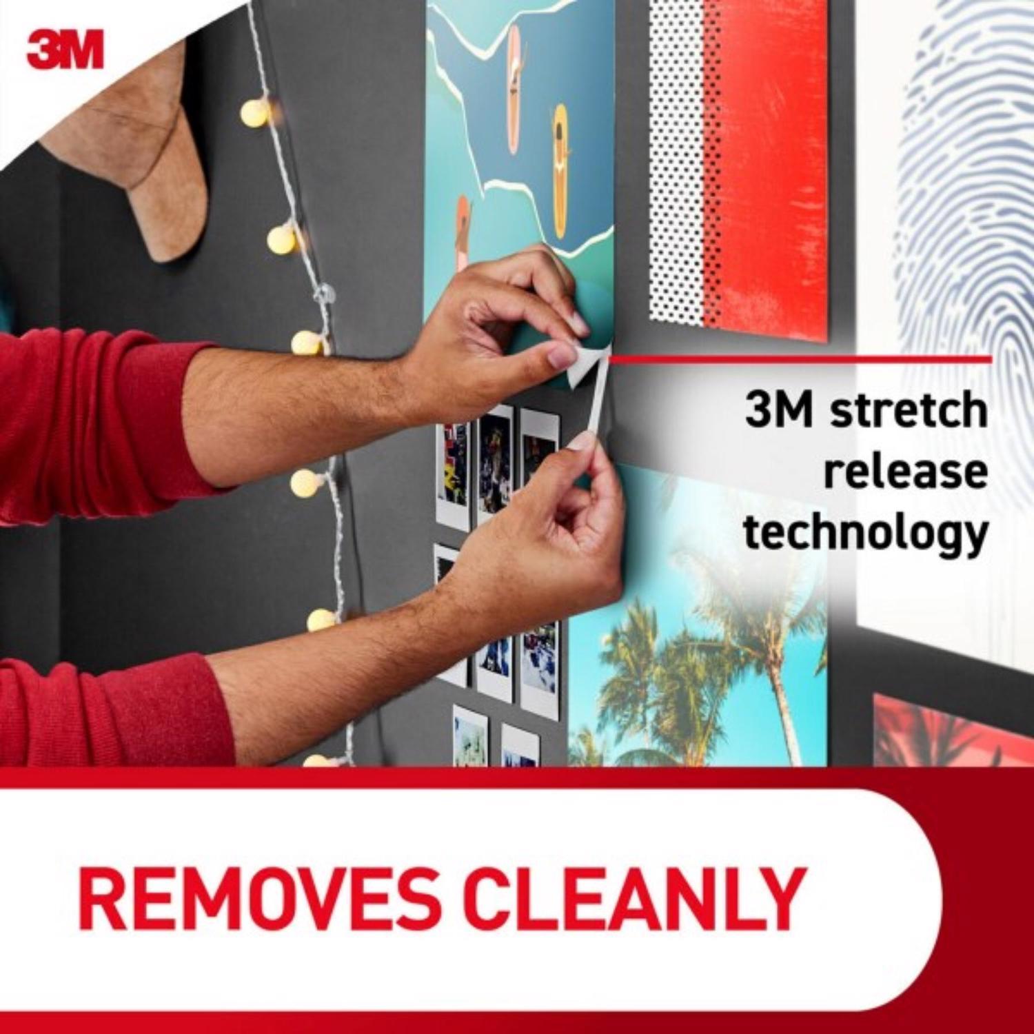 3M Command White Poster Strips 1 lb 48 pk
