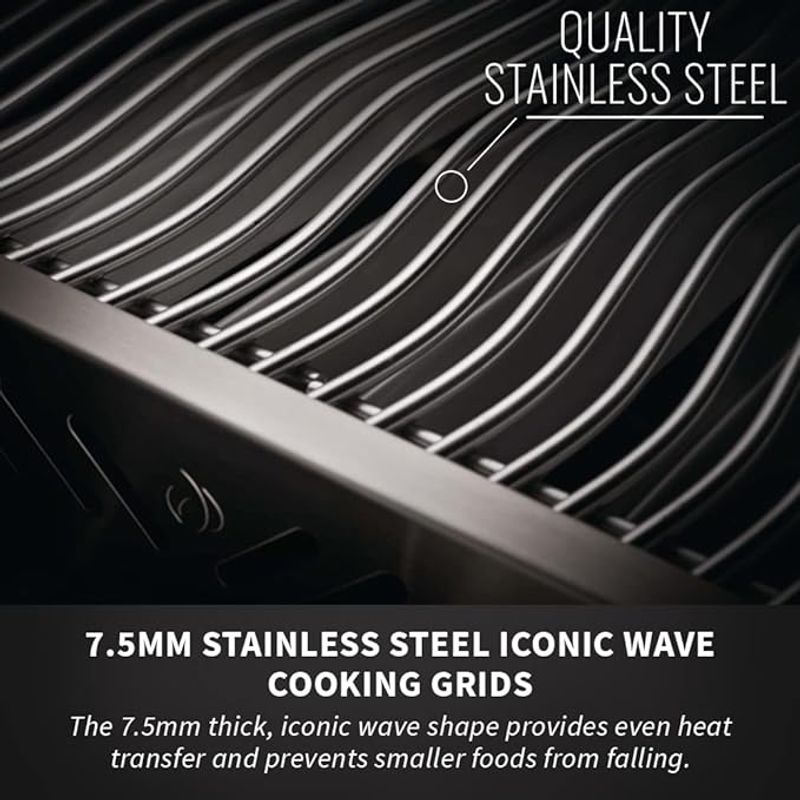 Napoleon Built-in Prestige 500 BBQ Grill, Stainless Steel, Natural Gas - With Infrared Rear Burner, Premium Barbecue For Grilling Masters