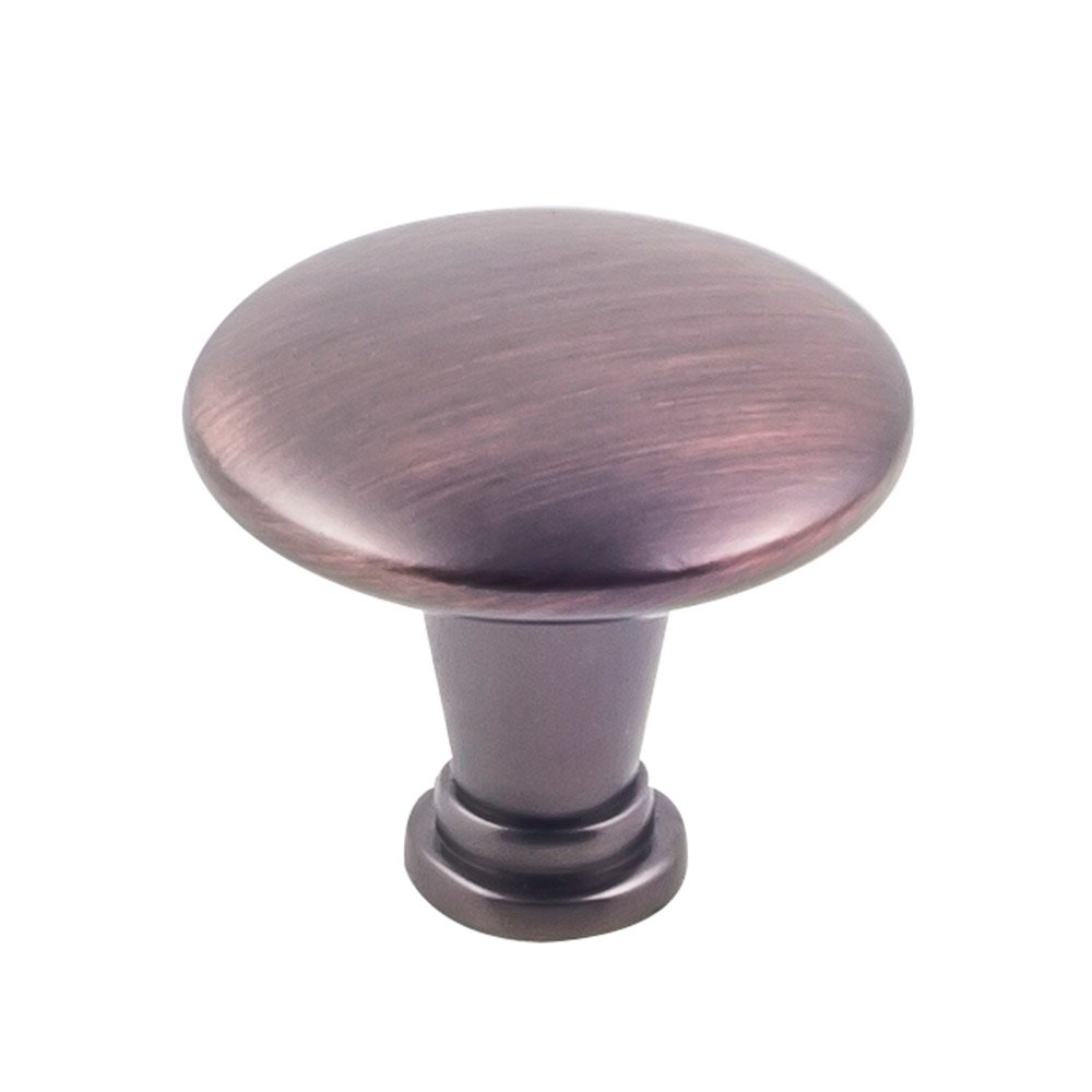 KasaWare 1 1/4 in. Diameter Cabinet Knob in Brushed Oil Rubbed Bronze (4pc Pack) 