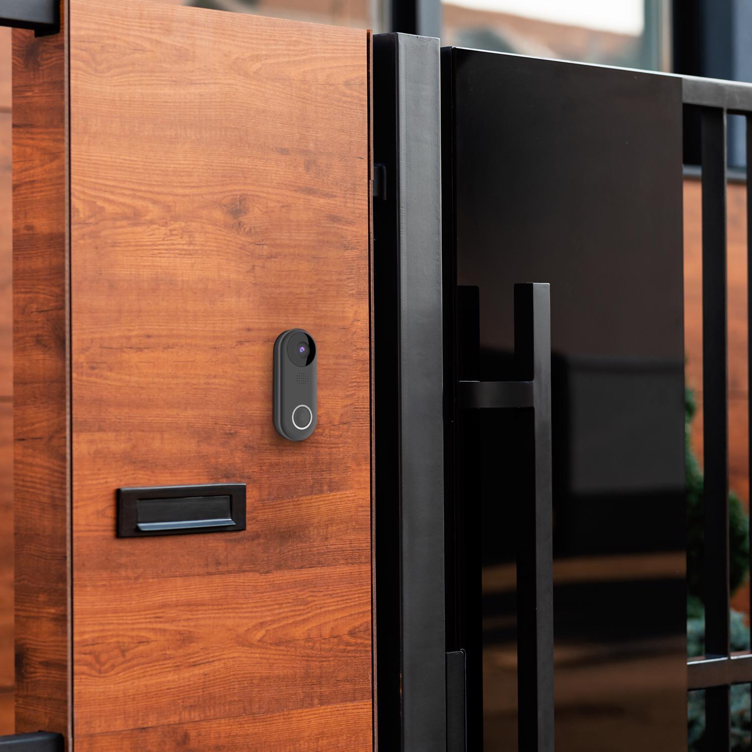 Feit Smart Home Black Plastic Wired Smart-Enabled Video Doorbell