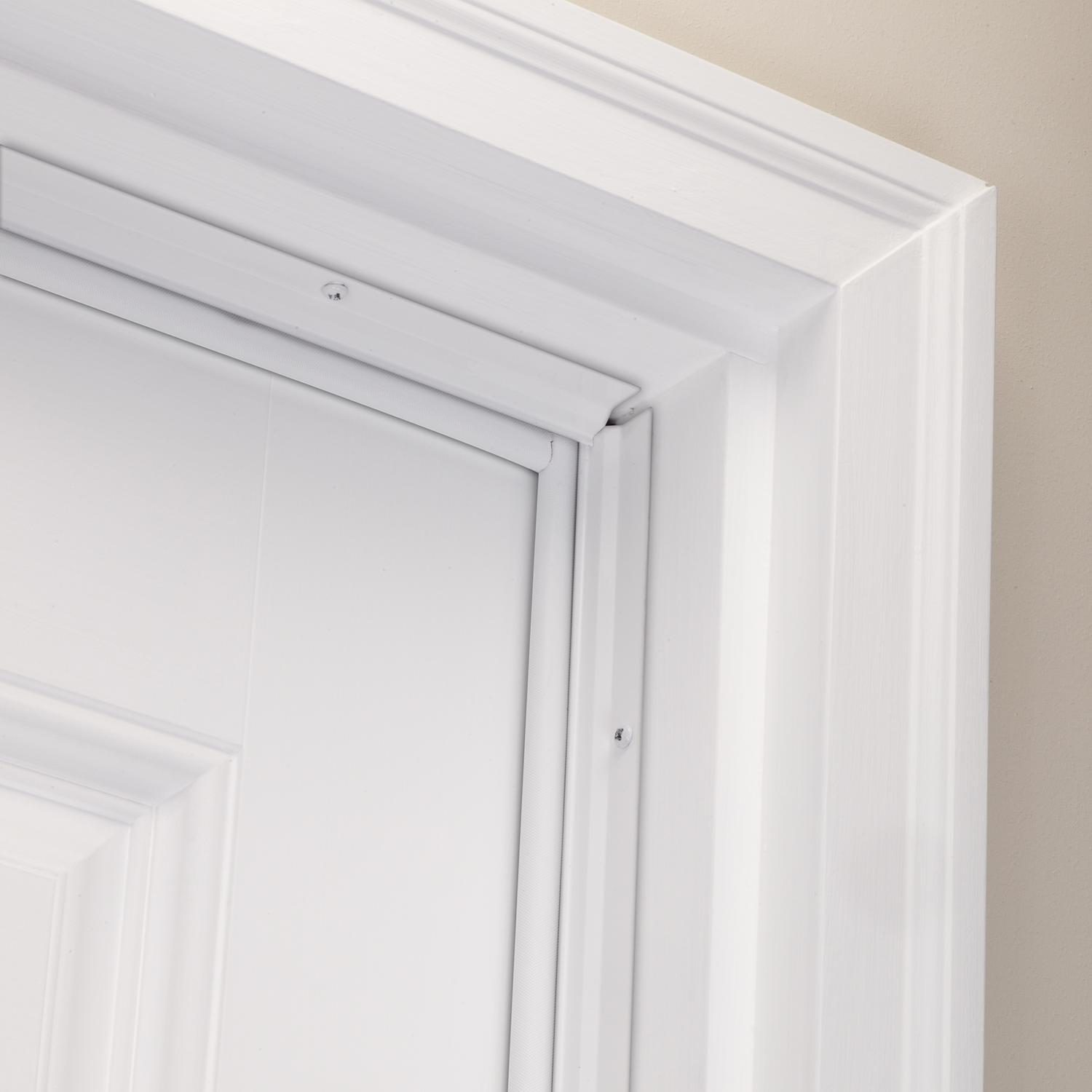 M-D Building Products White Aluminum/Vinyl Top & Sides Door Seal For Door Jambs 84 in. L X 0.63 in.