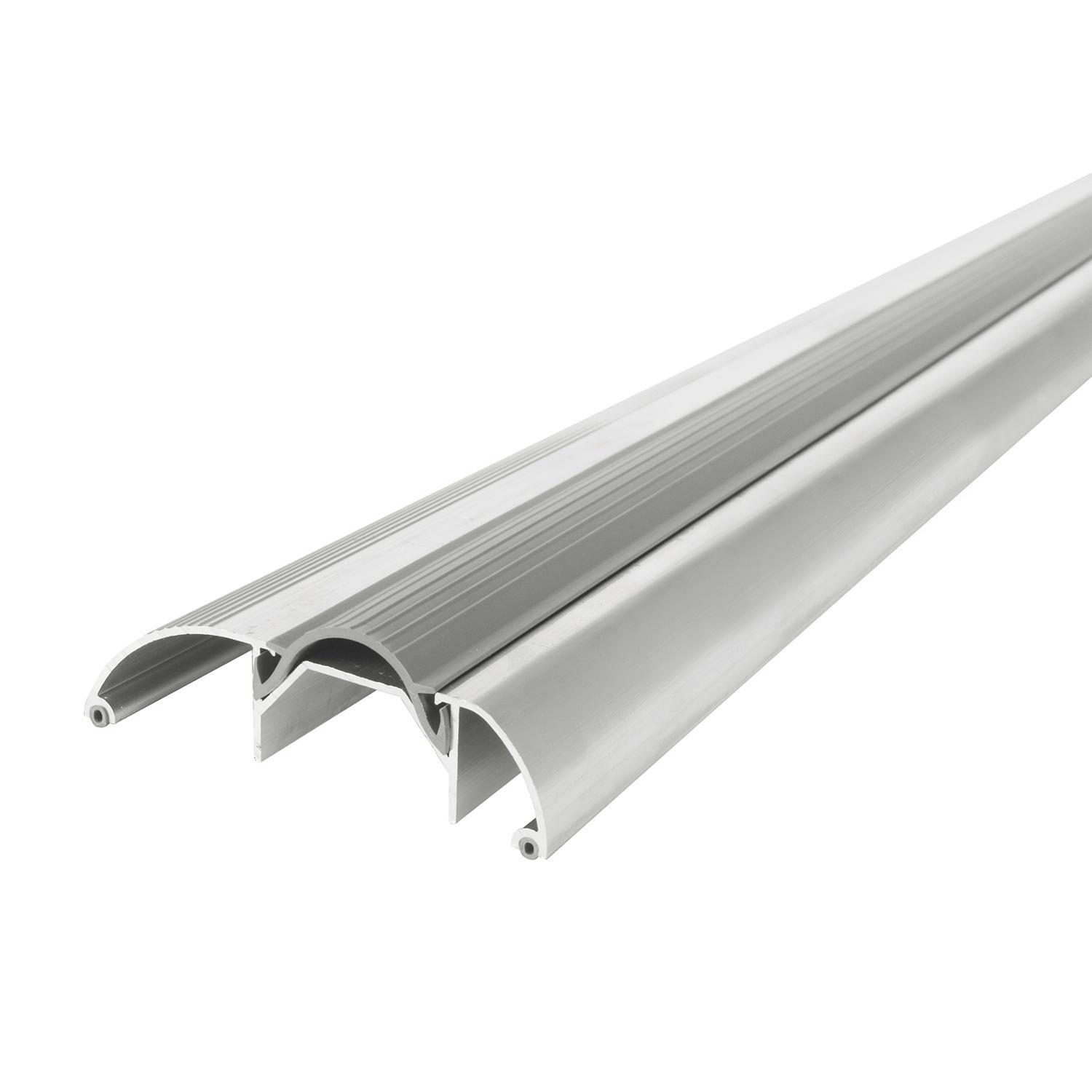 M-D 1.125 in. H X 3.375 in. W X 36 in. L Mill Aluminum High Boy Threshold Silver