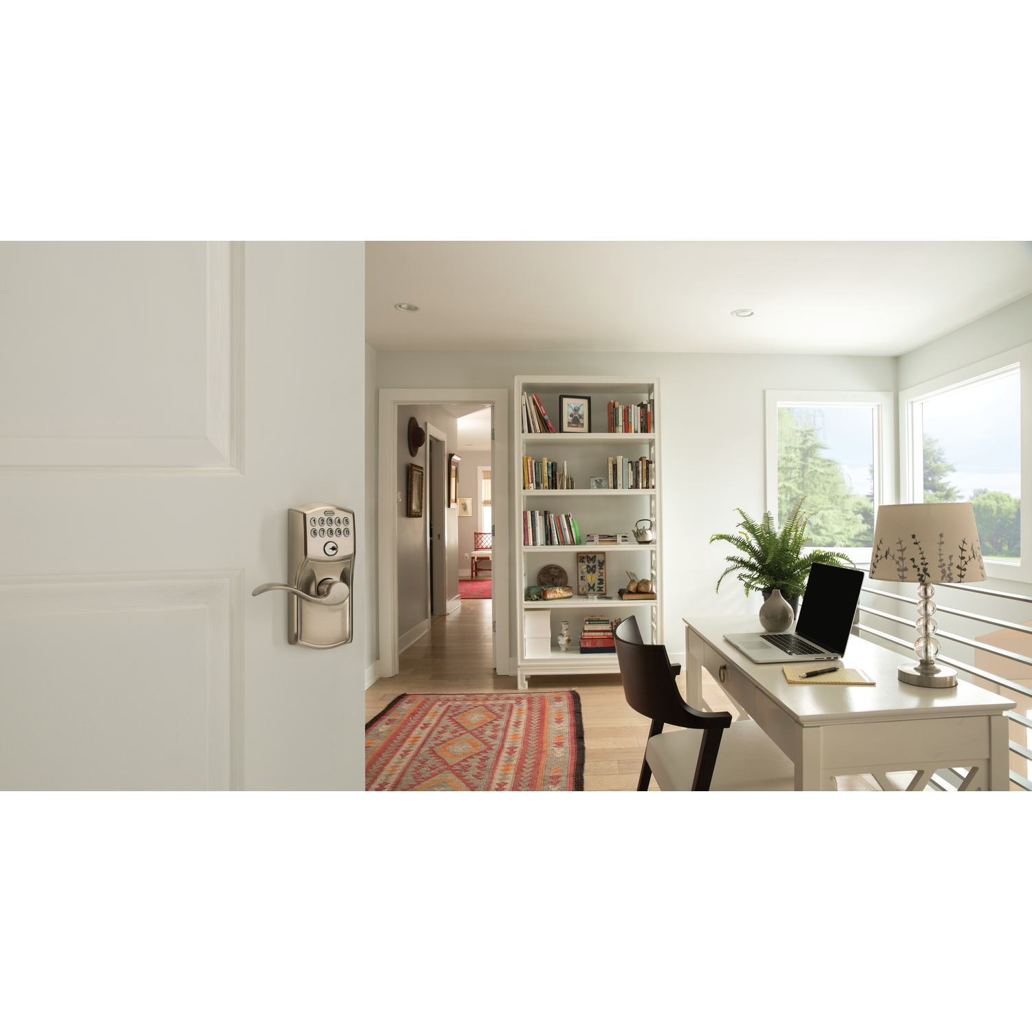 Schlage Satin Nickel Steel Electronic Keypad Entry Lock