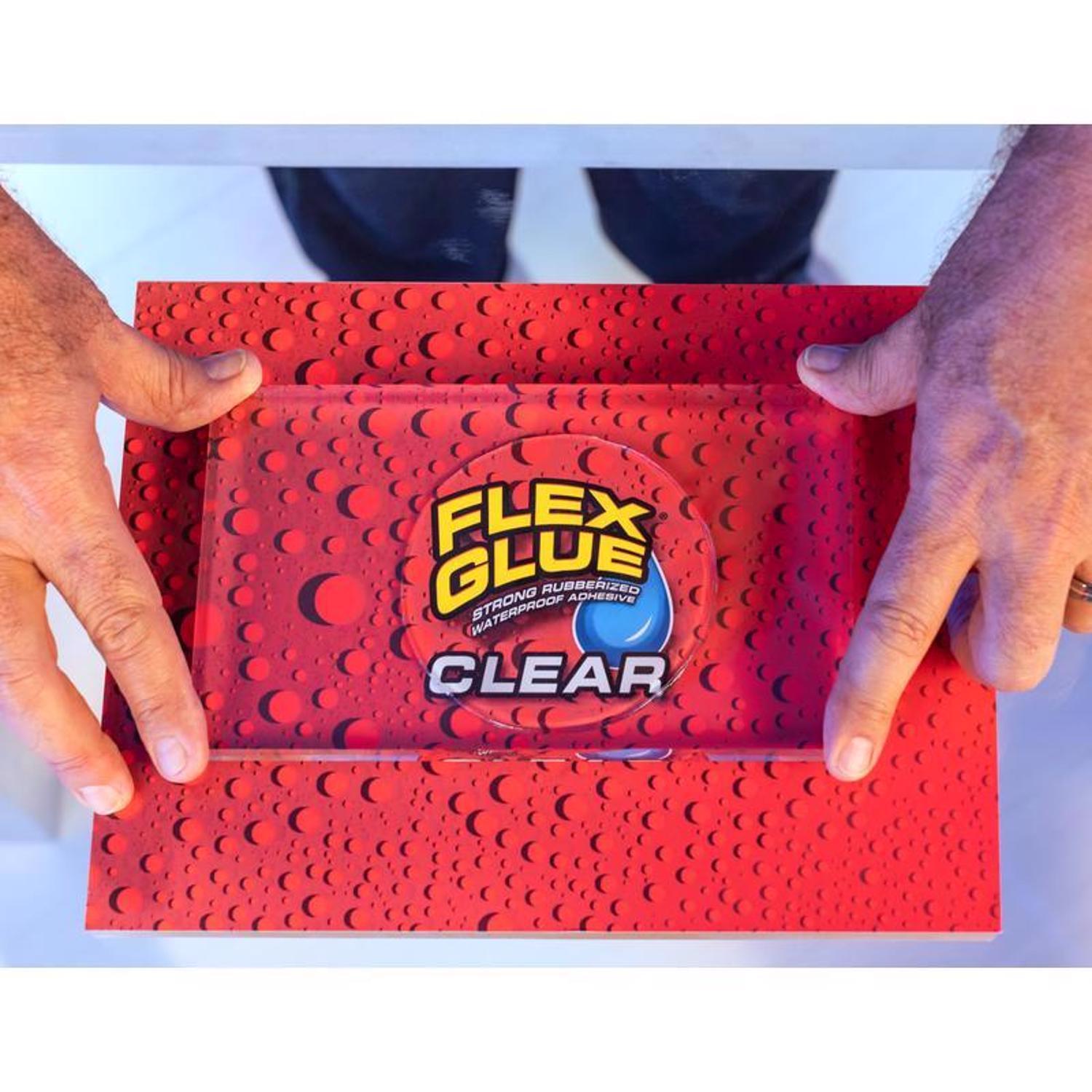 Flex Seal Family of Products Flex Glue Mini Super Strength Rubber Clear Adhesive 0.6 fl. oz.