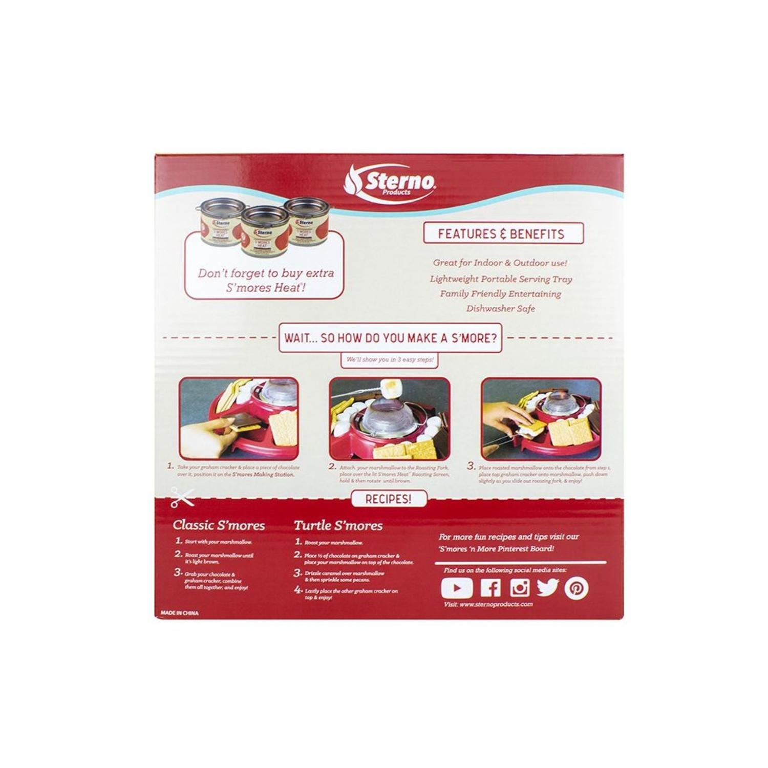Sterno S'Mores Maker Red S'mores Grill 14 in. H X 3.37 in. W X 14 in. L 1 pk