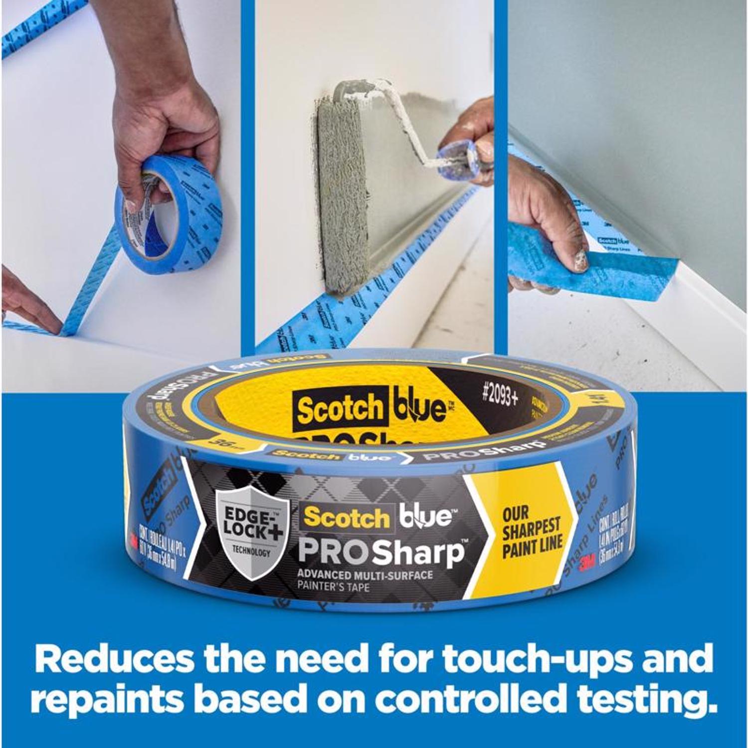 ScotchBlue 1.41 in. W X 60 yd L Blue Medium Strength Painter's Tape 1 pk