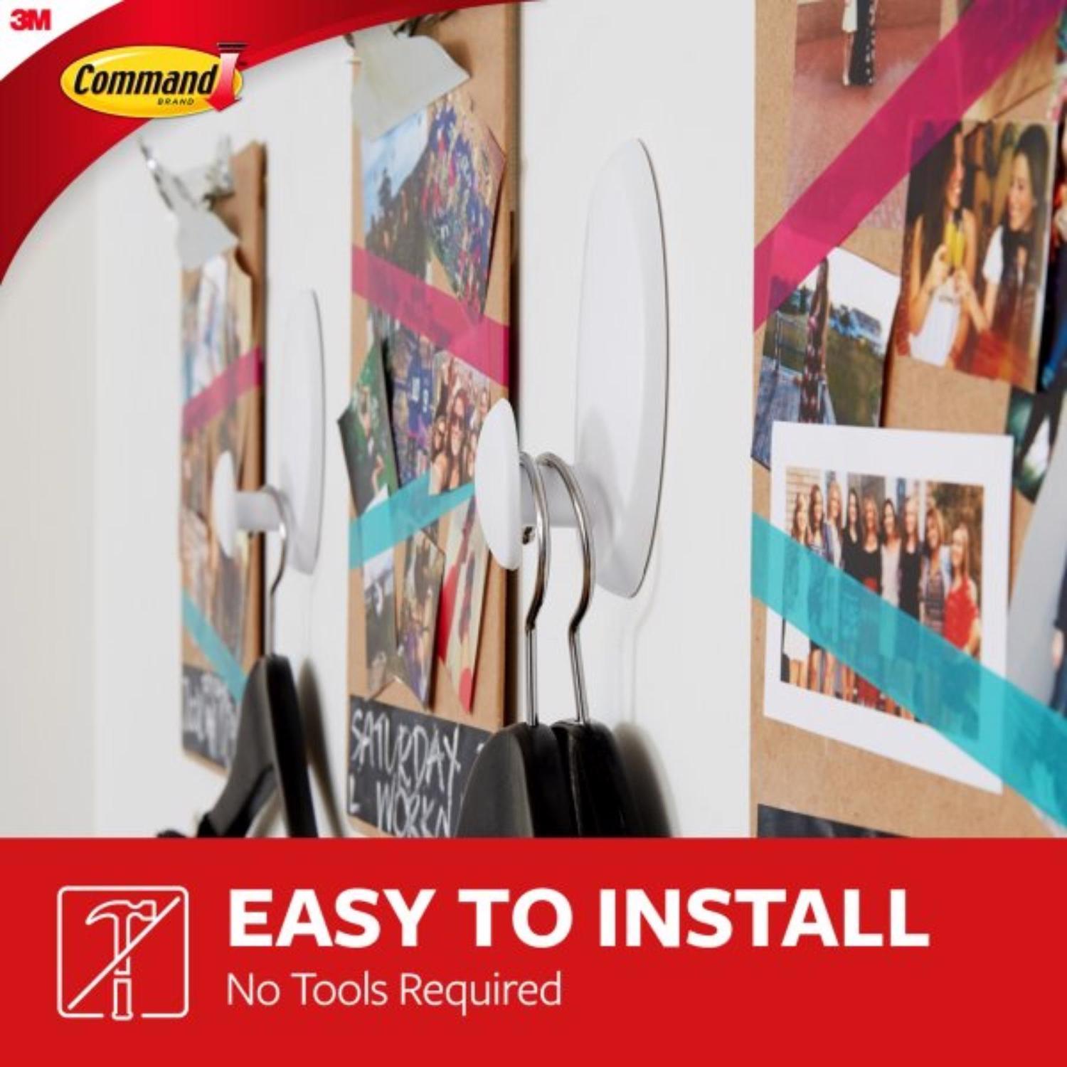 3M Command Large Plastic Hook 5 in. L 1 pk