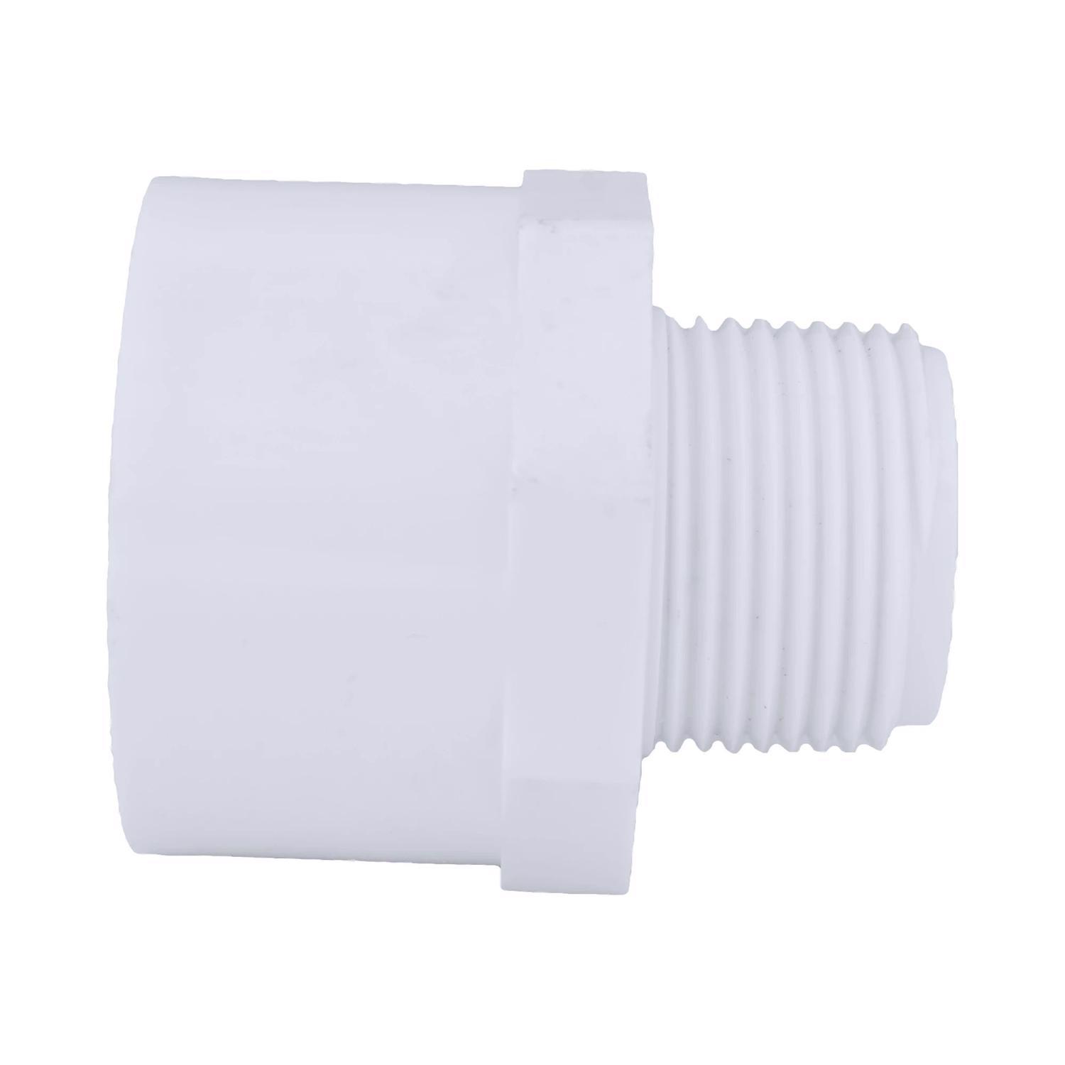 Charlotte Pipe 1 in. MPT X 1-1/4 in. D Slip PVC Adapter 1 pk