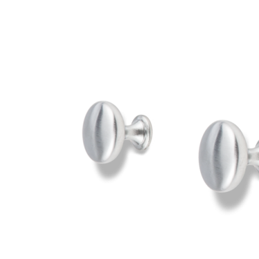 1-3/16" Diameter Cabinet Knob Brushed Chrome