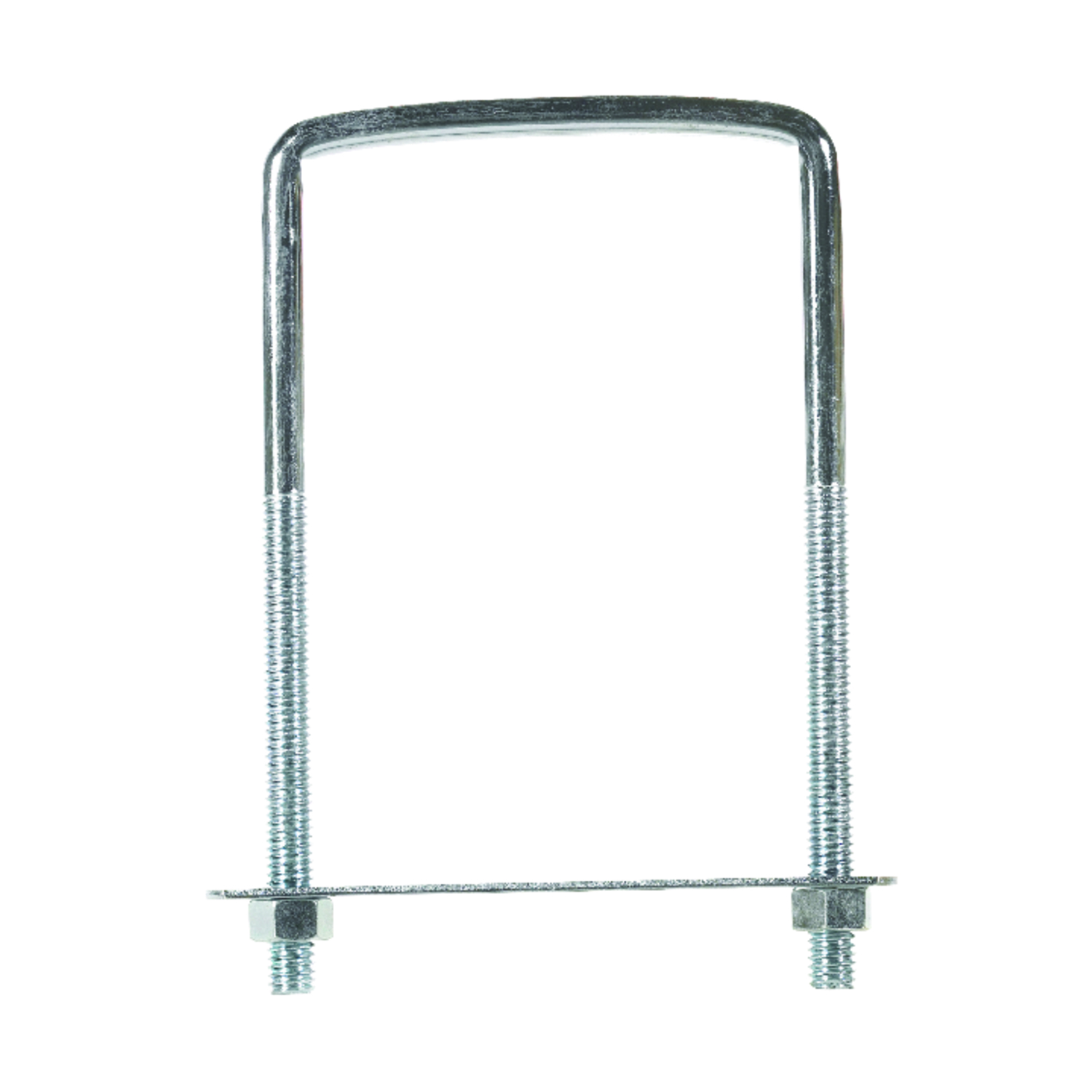 Hampton 3-3/4 in. X 3-5/8 in. W X 6 in. L Coarse Zinc-Plated Steel Lumber Size Square Bend U-Bolt