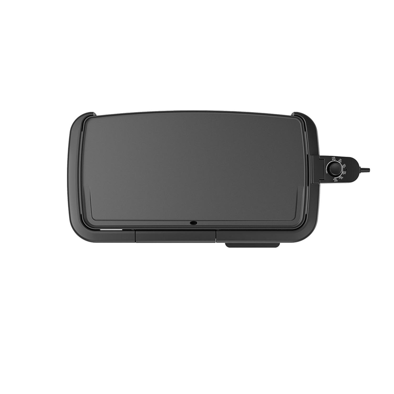 Black+Decker 22 in. L X 13 in. W Cast Aluminum Nonstick Surface Black Electric Griddle