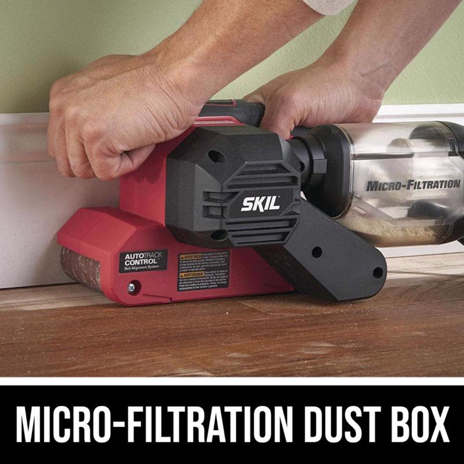 SKIL 6 amps 3 in. W X 18 in. L Corded Belt Sander